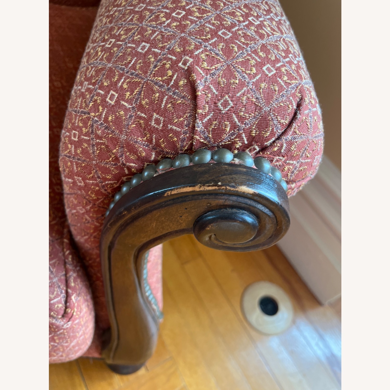 Thomasville Accent Chair and Ottoman - image-3