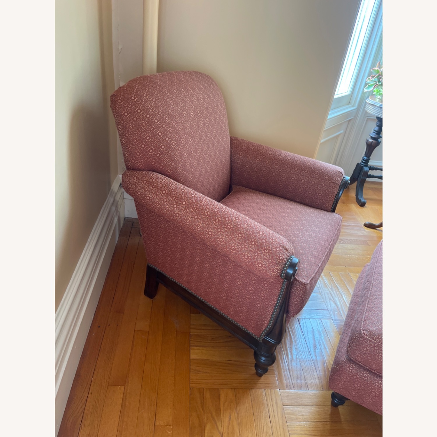 Thomasville Accent Chair and Ottoman - image-2