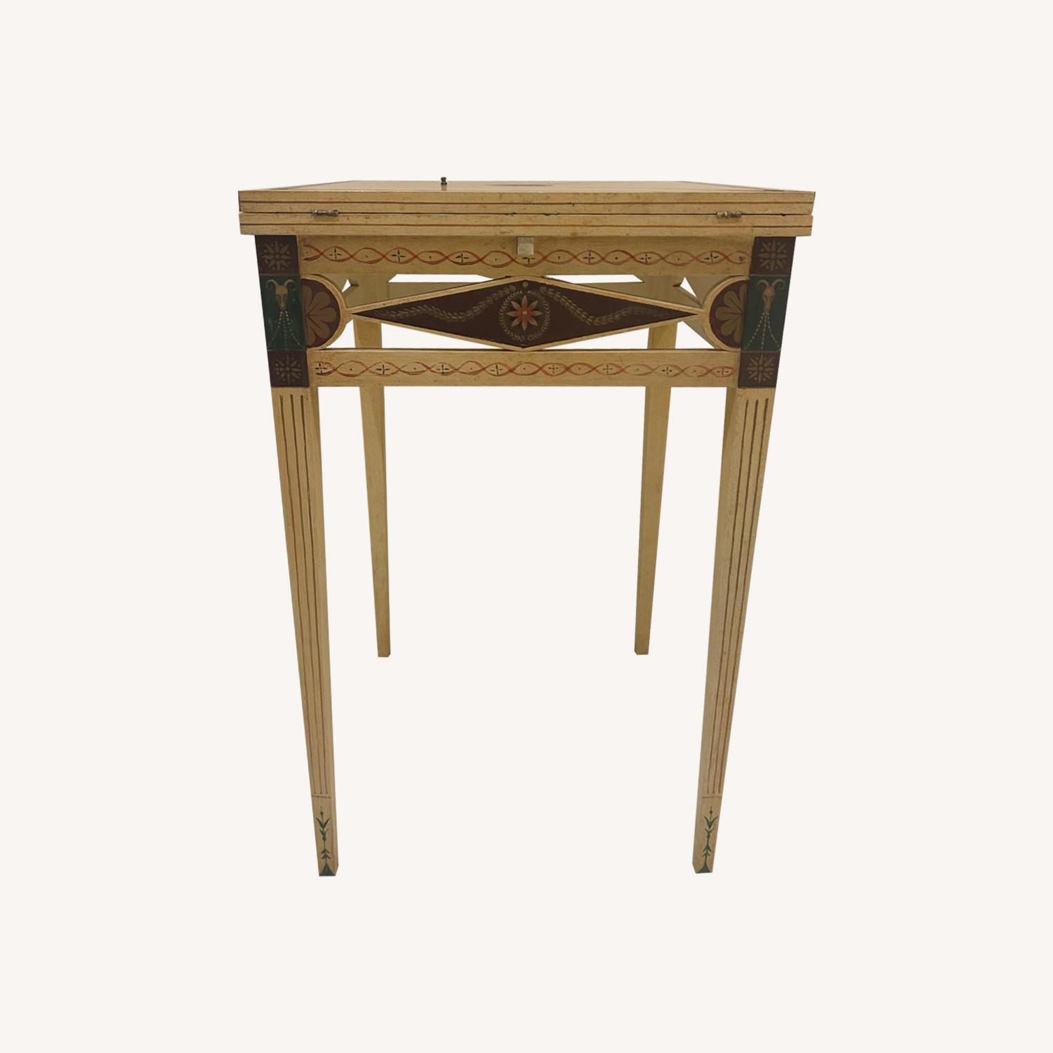 Brunschwig & Fils Handpainted End Table - image-0