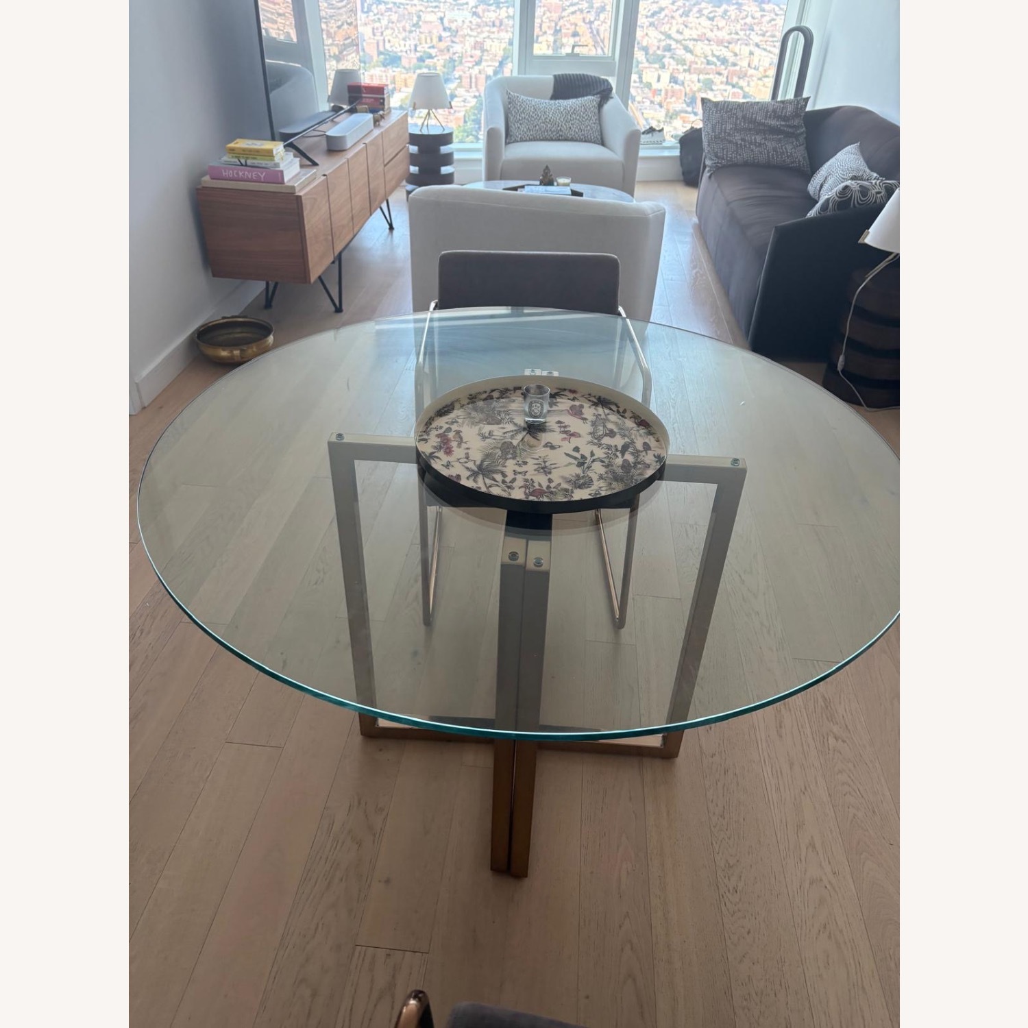 CB2 Donny Table 2 Chairs - image-1