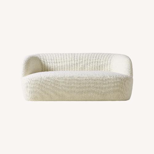 Used CB2 Gwyneth 68" Ivory Boucle Loveseat By Goop for sale on AptDeco