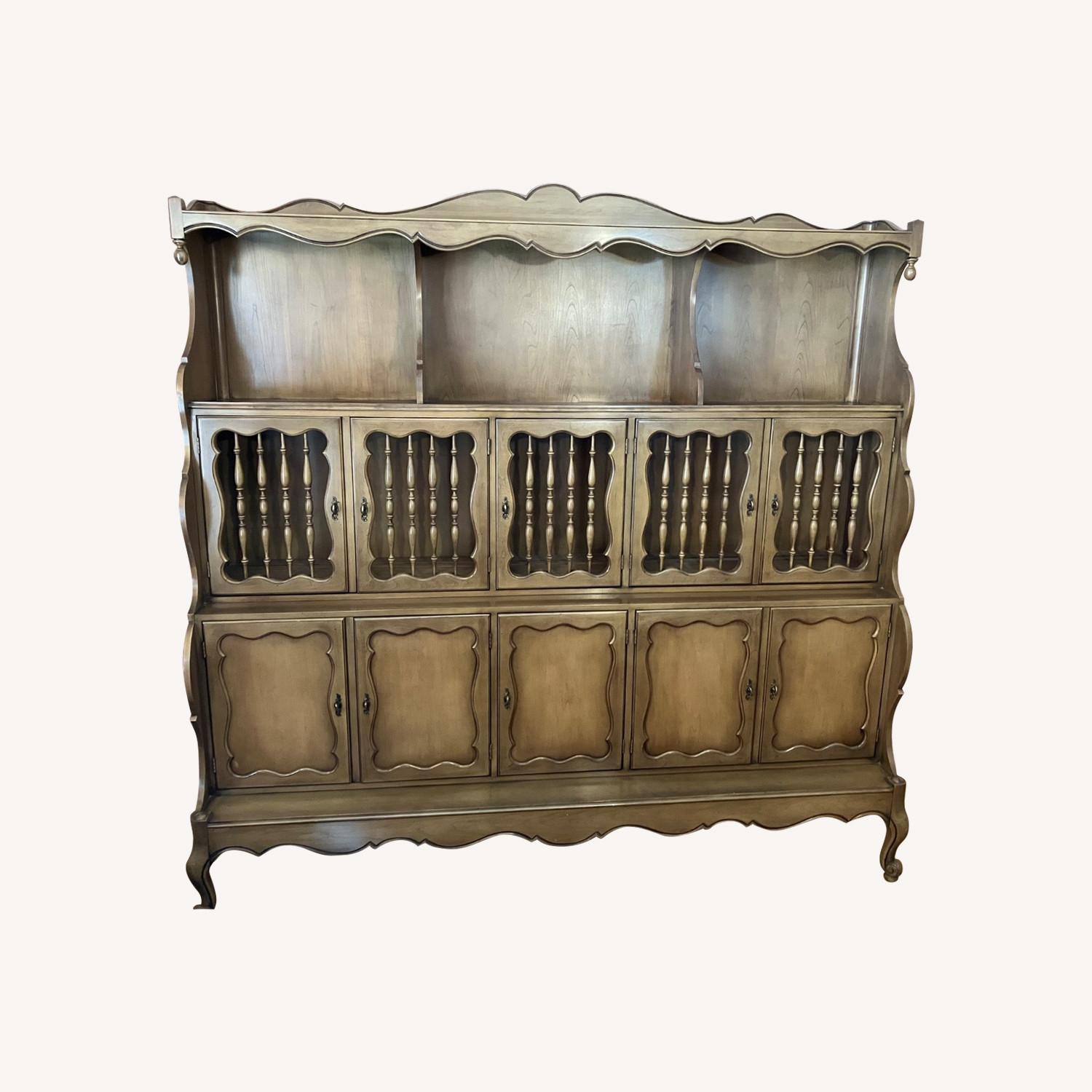 Vintage Etagere/Breakfront/China Closet - image-0