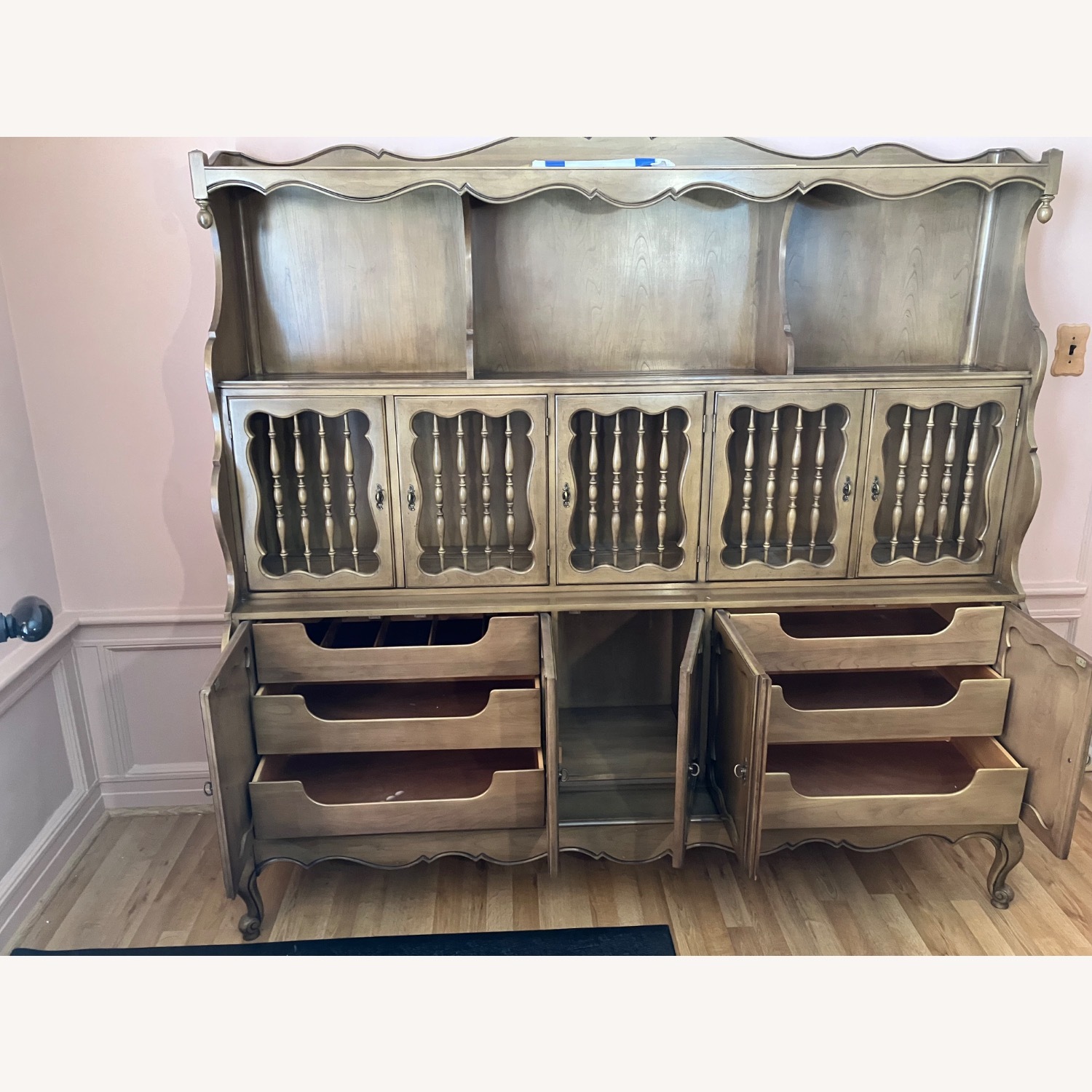 Vintage Etagere/Breakfront/China Closet - image-4