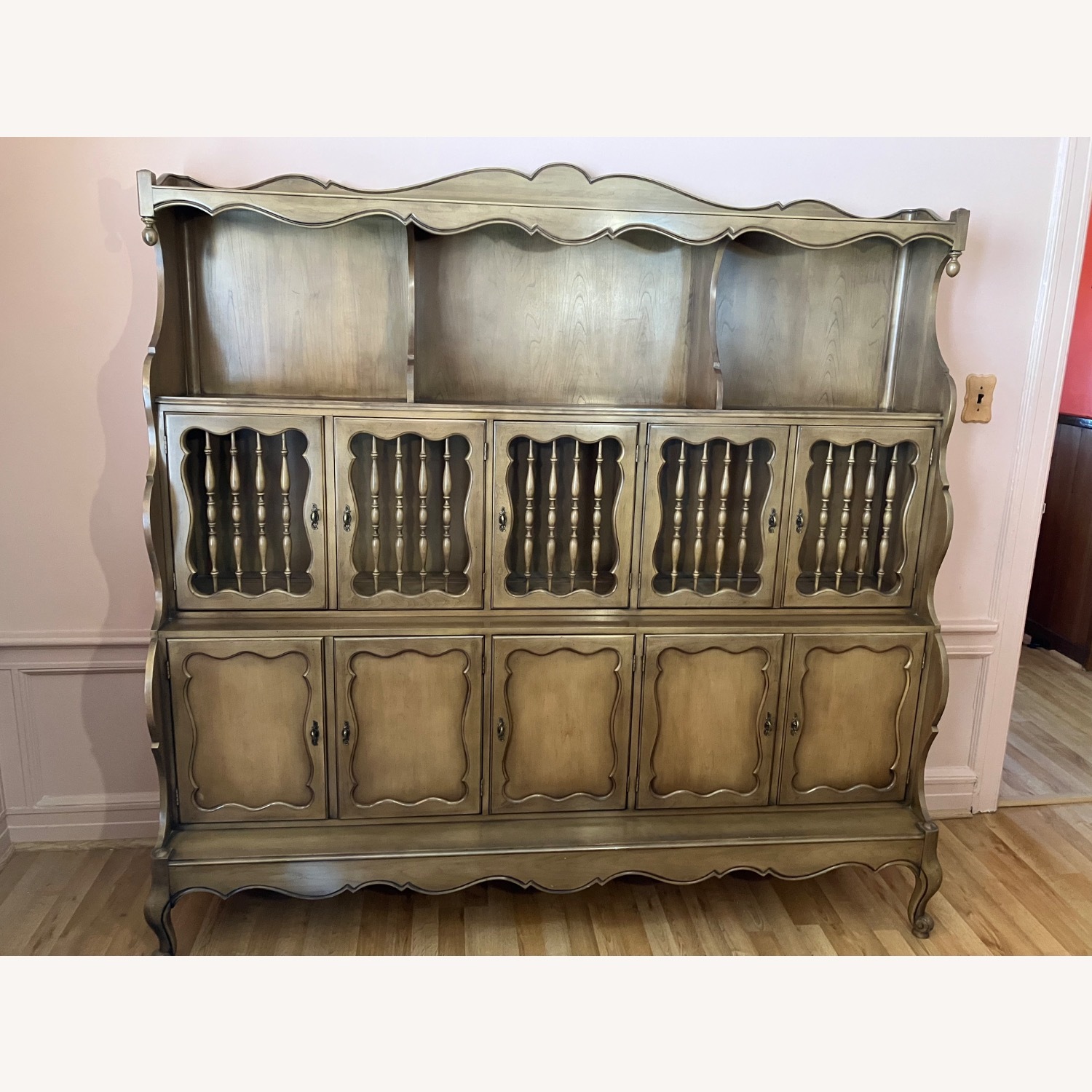 Vintage Etagere/Breakfront/China Closet - image-1