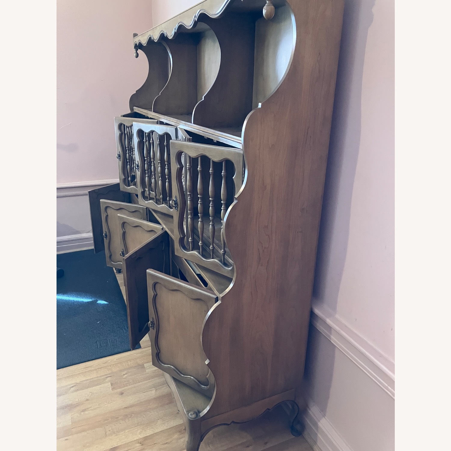 Vintage Etagere/Breakfront/China Closet - image-5