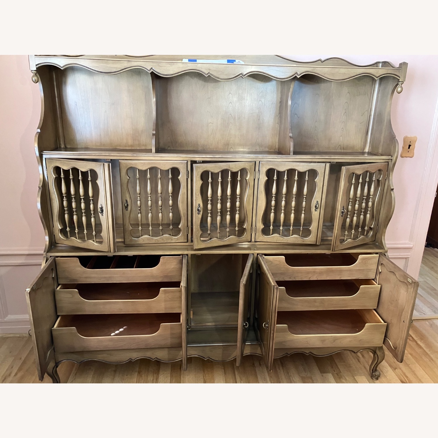 Vintage Etagere/Breakfront/China Closet - image-3