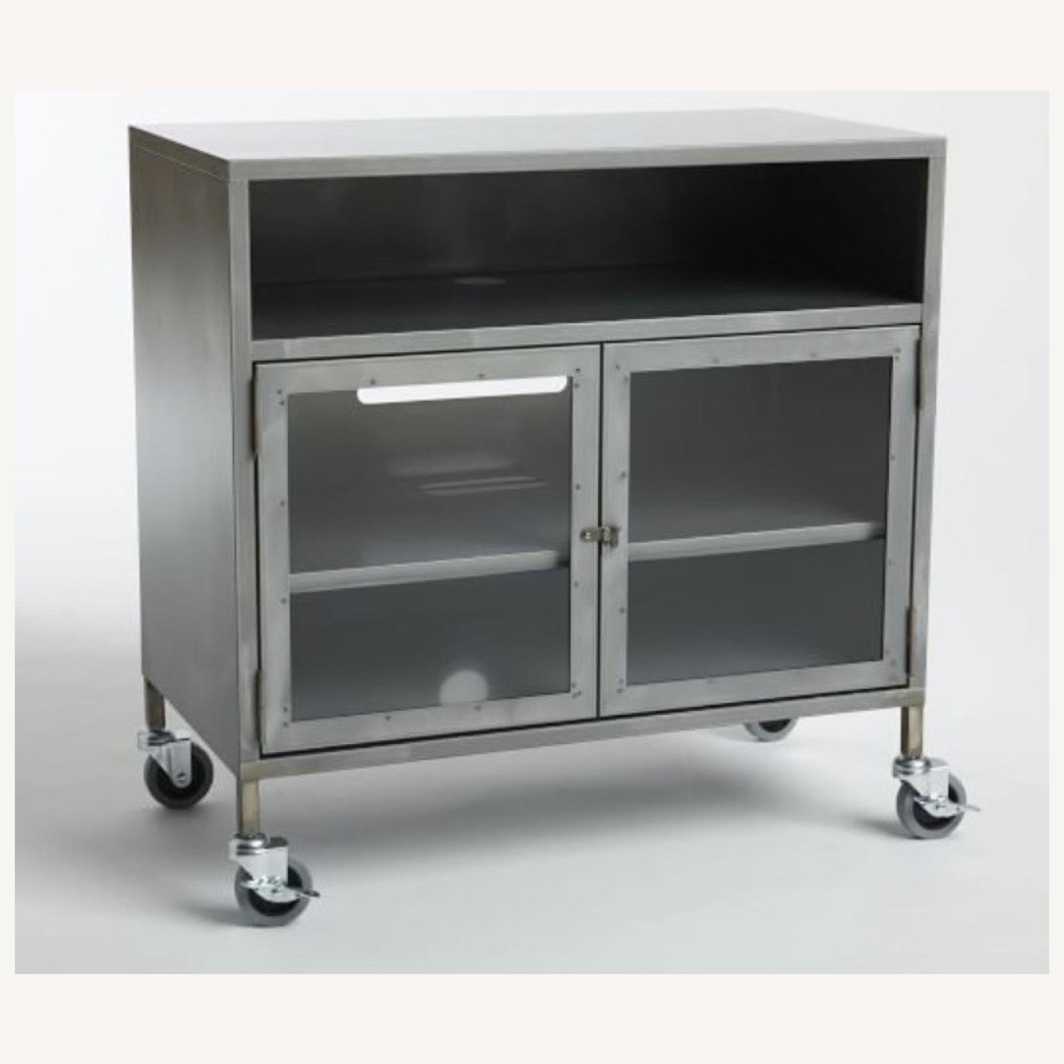 West Elm Metal Industrial TV Cart - image-2
