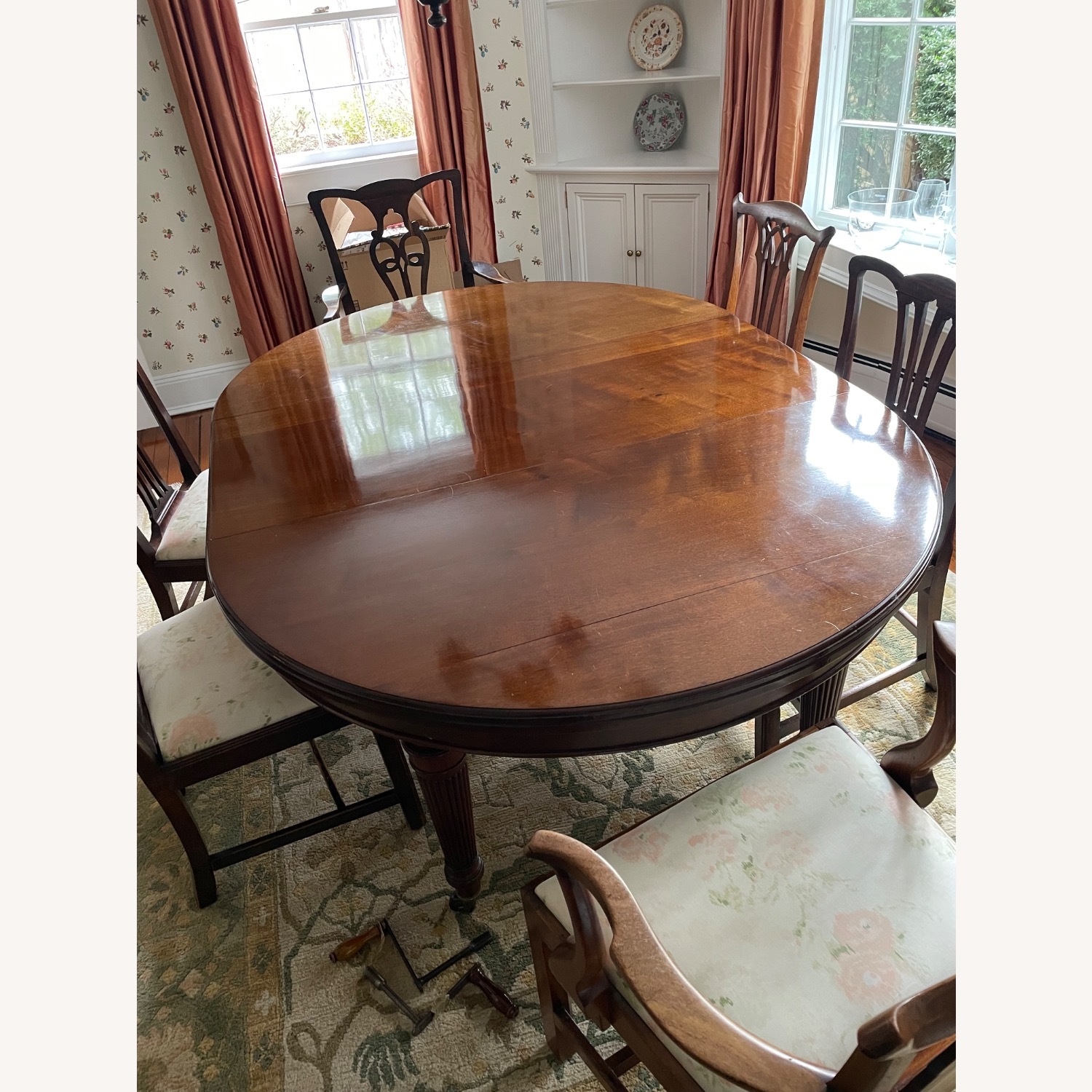 Regency Era sectional Table and Chairs - image-5