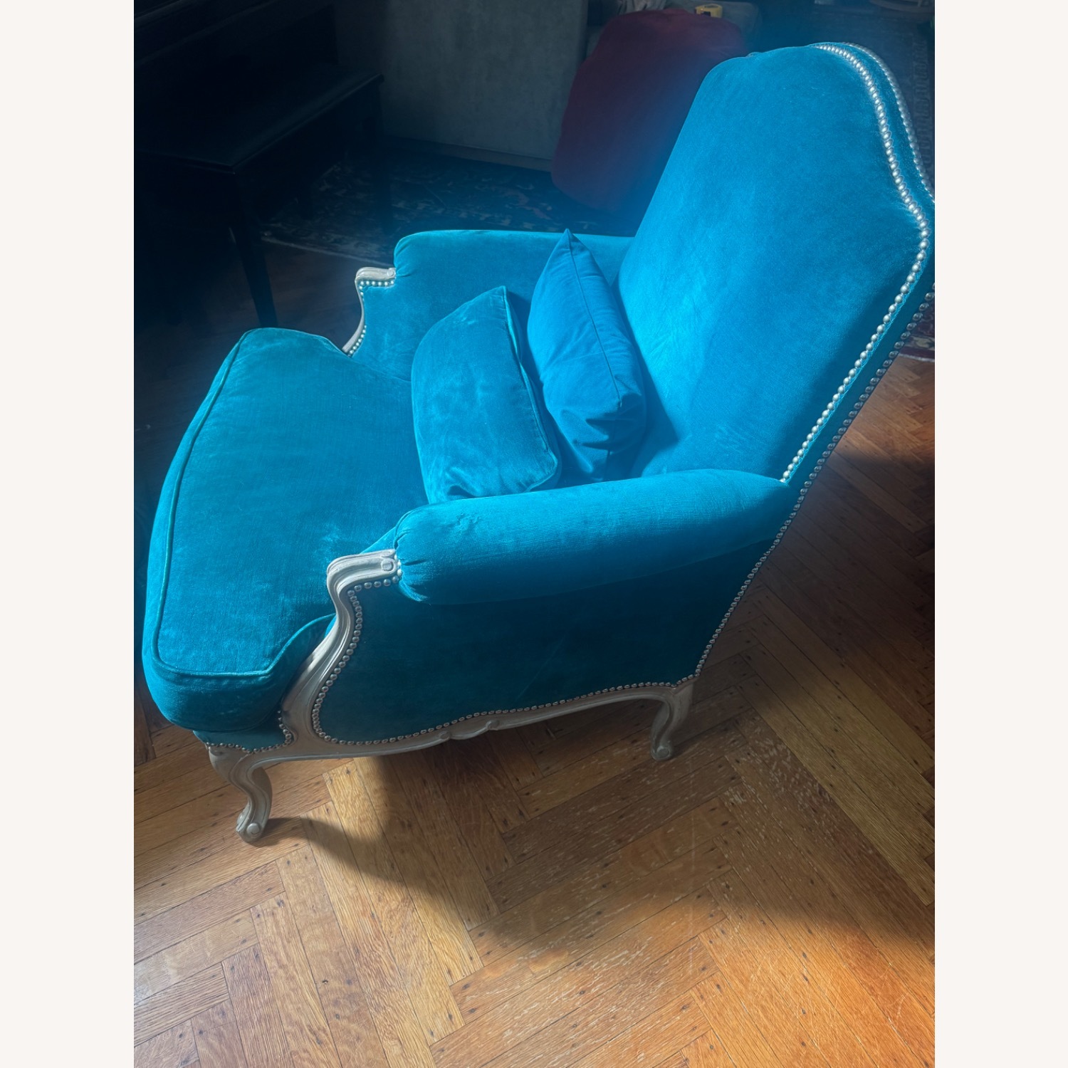 Roche Bobois Velvet Chair - image-3