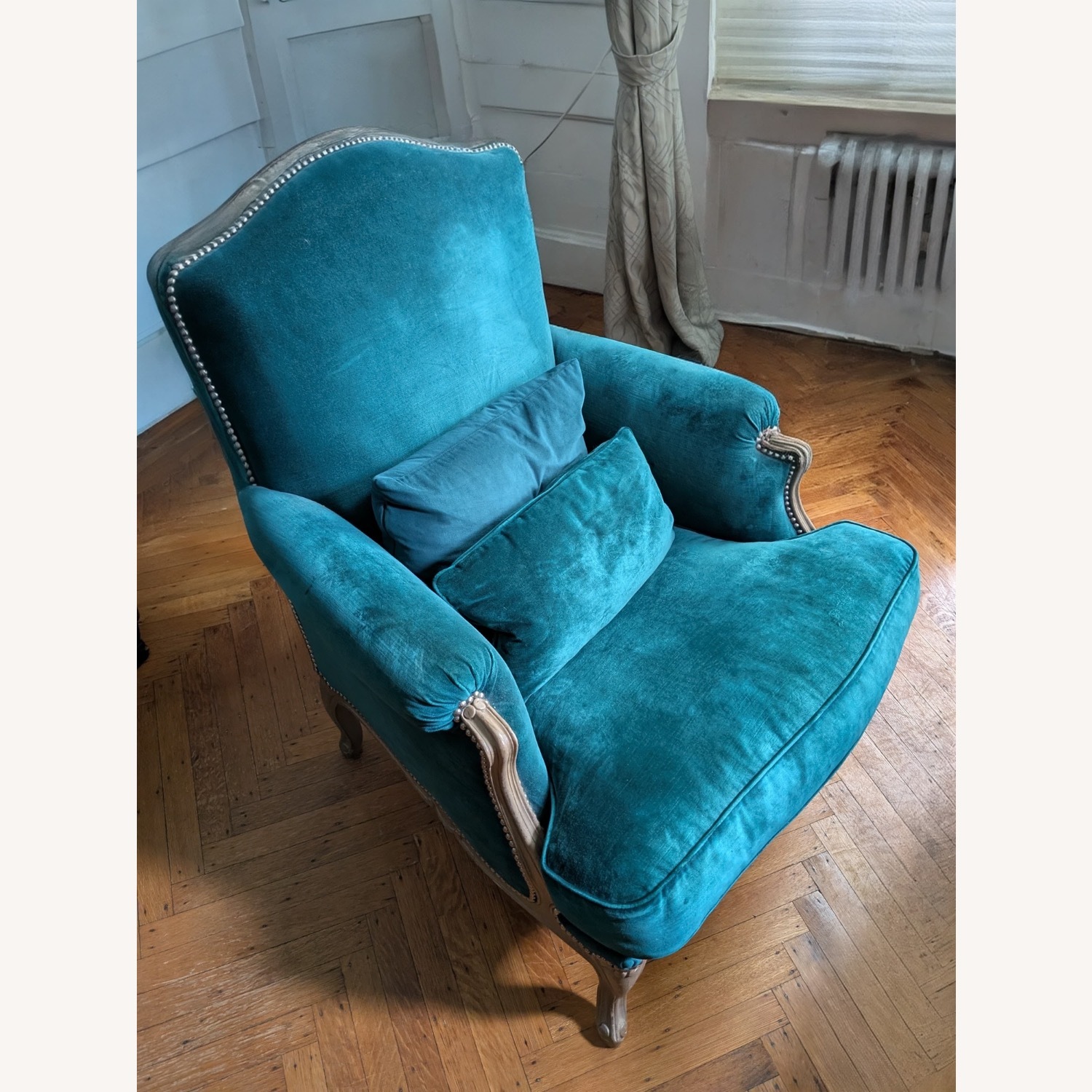 Roche Bobois Velvet Chair - image-2