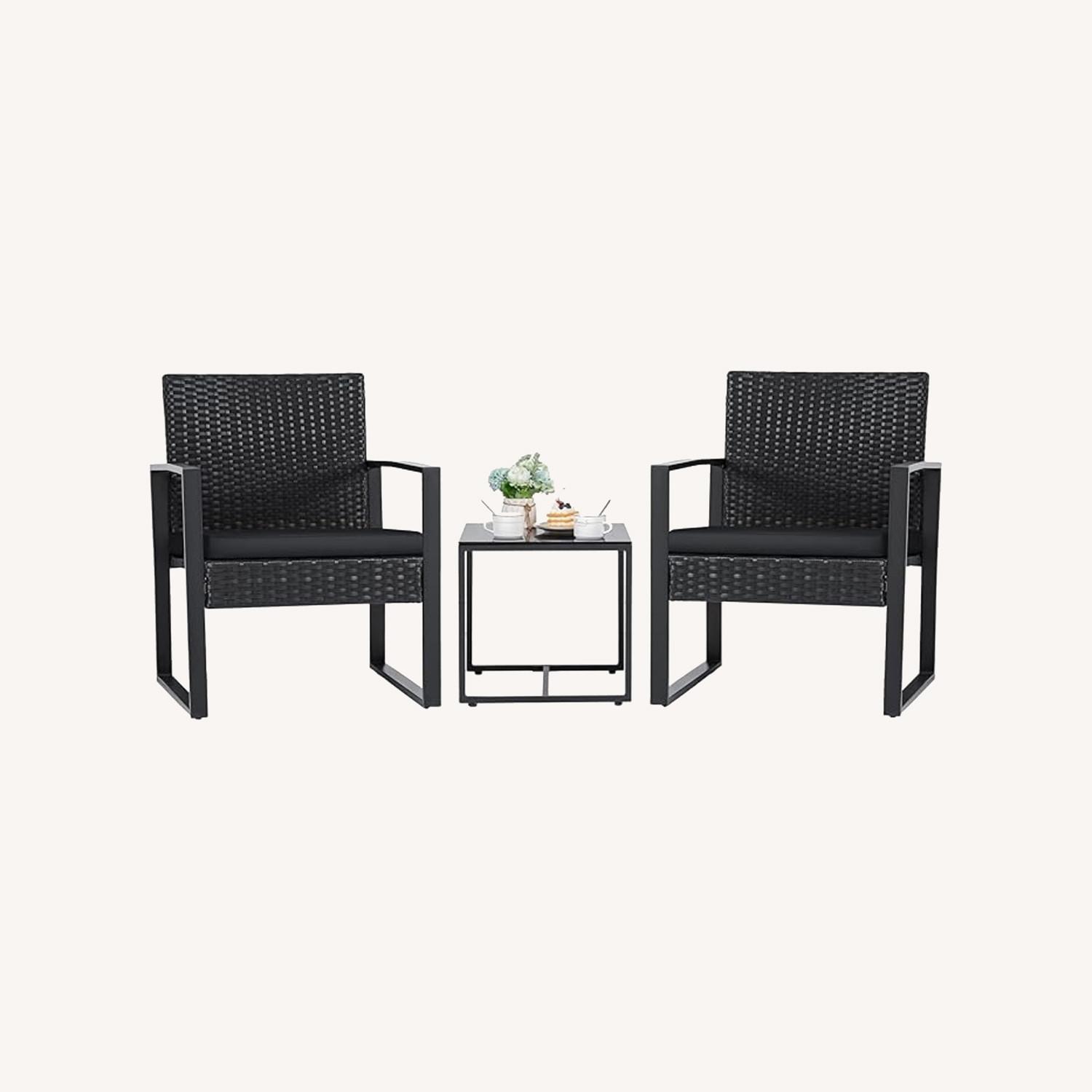 Flamaker Modern Rattan Outdoor Chair - image-0