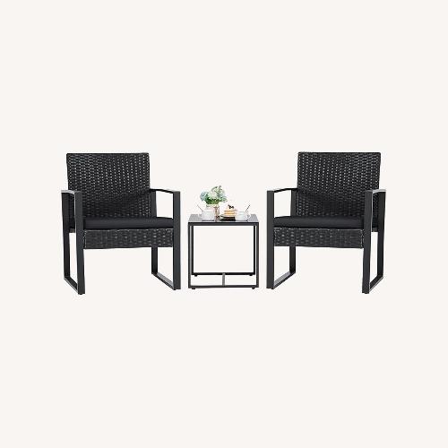 Used Flamaker Modern Rattan Outdoor Chair  for sale on AptDeco