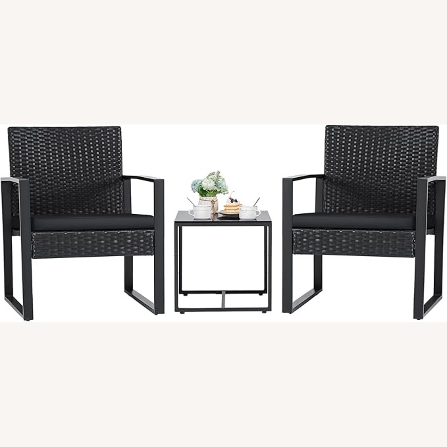 Flamaker Modern Rattan Outdoor Chair - image-13