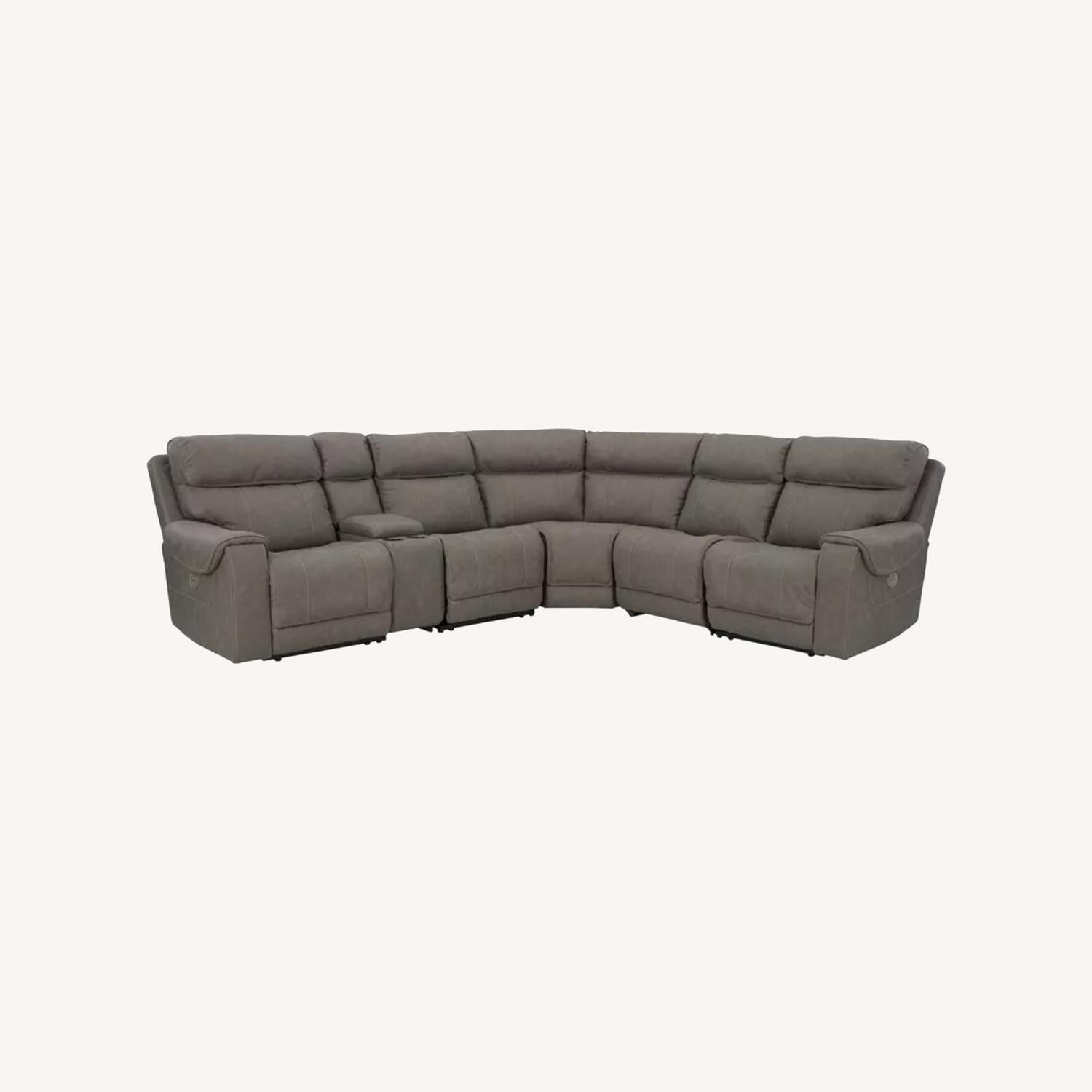 6 Piece Power Reclining Sectional - image-0