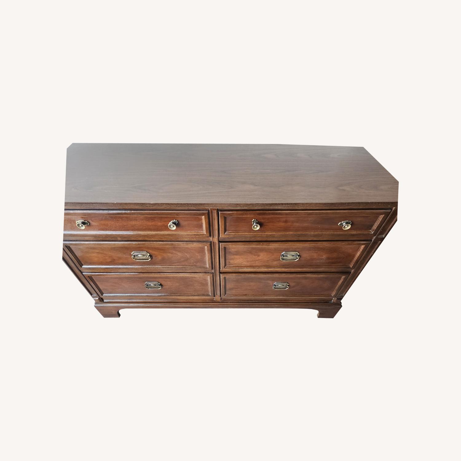 German Wood Dresser Drawer - image-0
