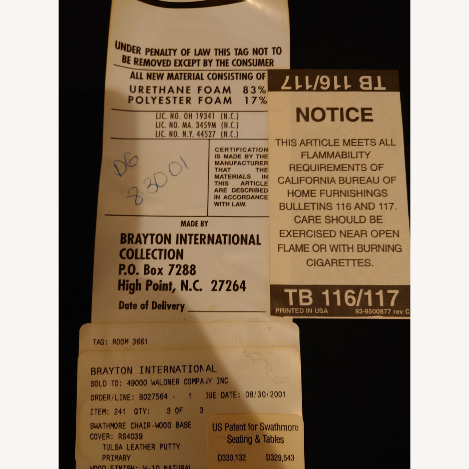 Brayton International Collection Handcrafted Chair - image-6