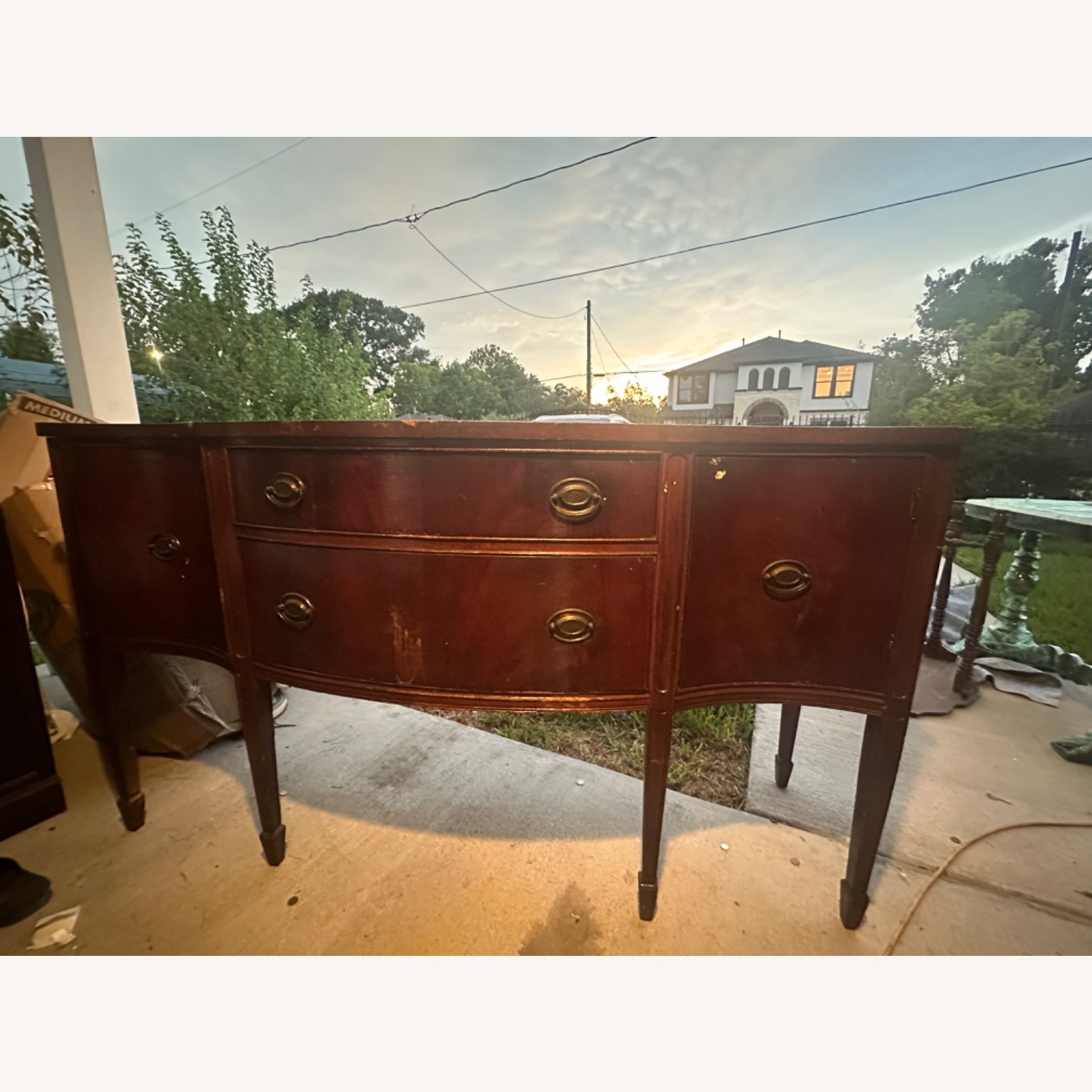 Antique ORIGINAL Finch Dining Buffet - image-2