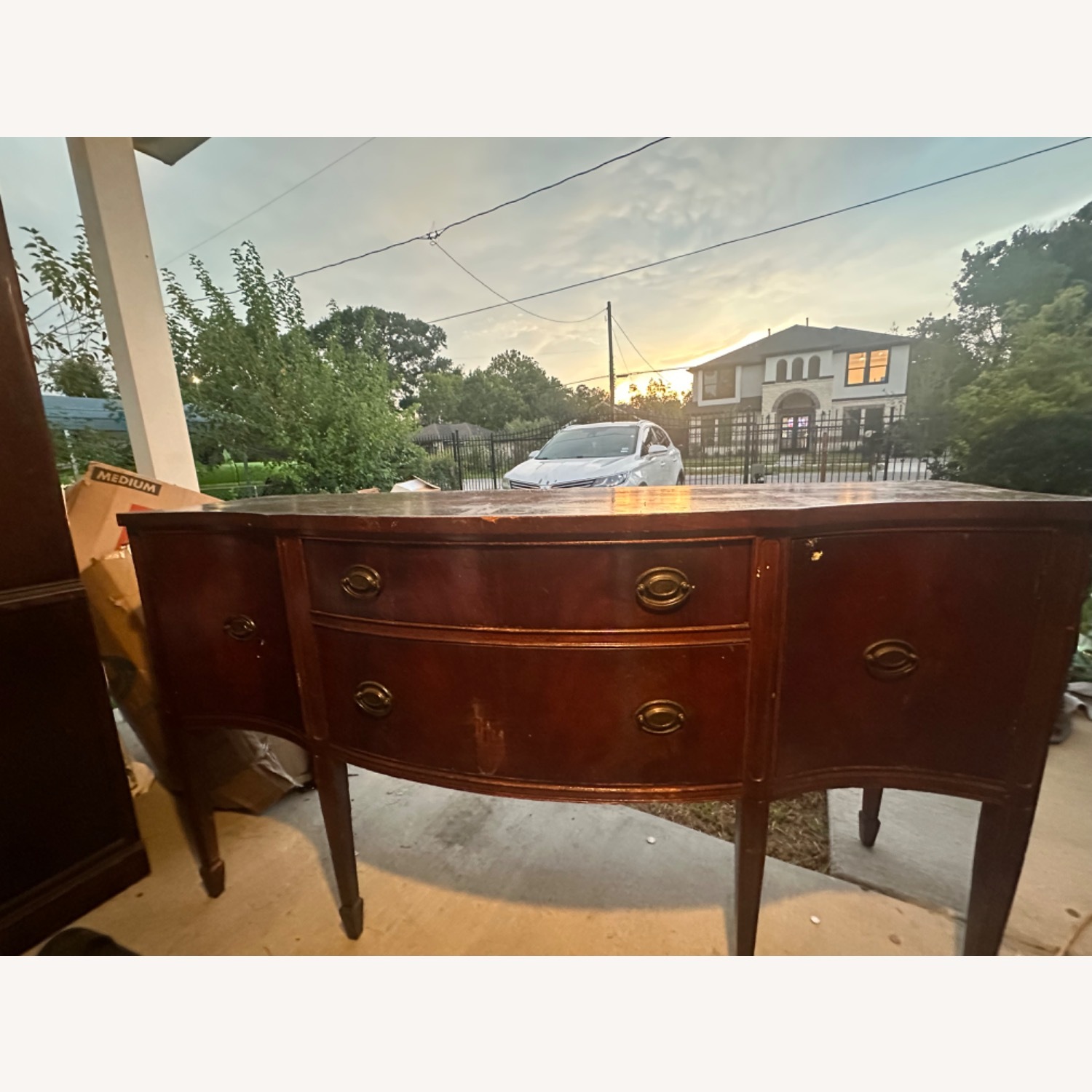 Antique ORIGINAL Finch Dining Buffet - image-1