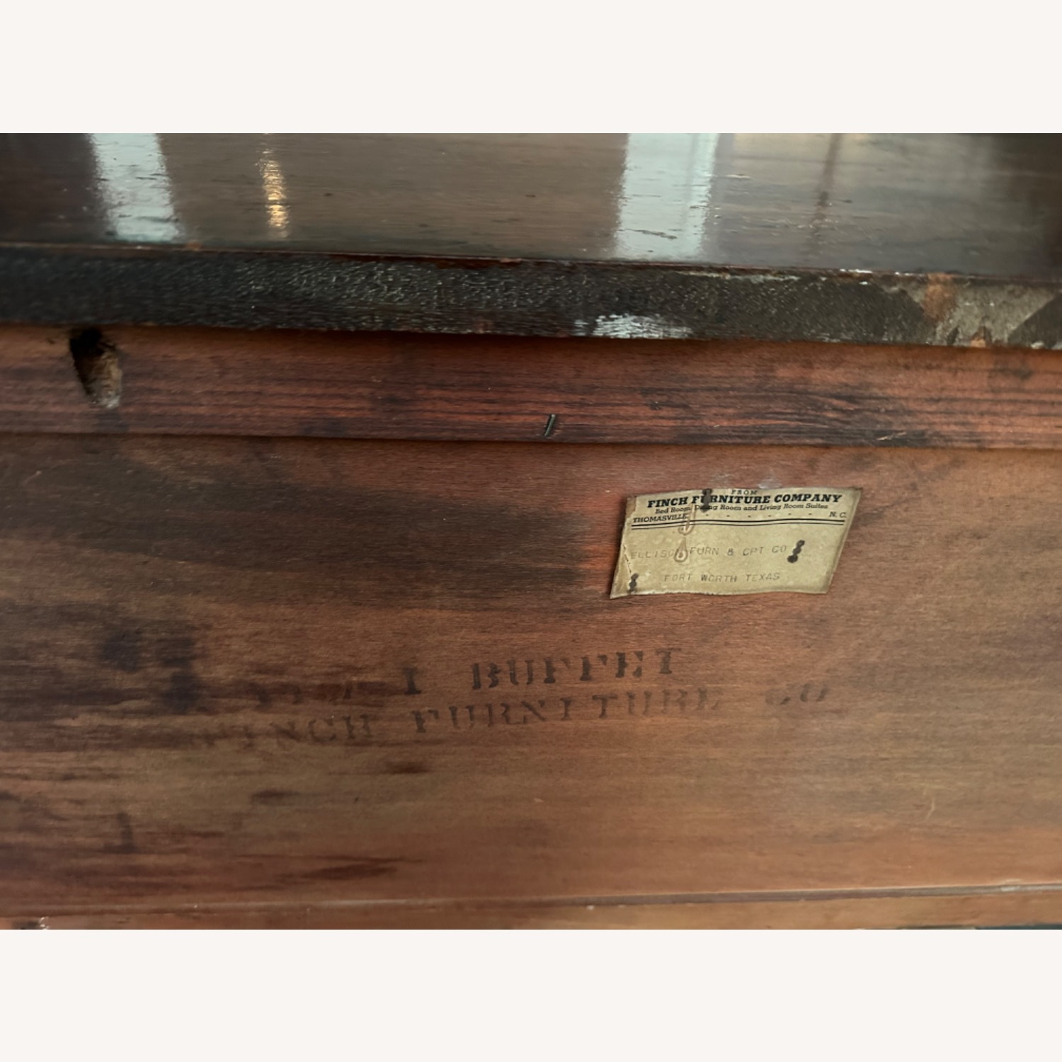 Antique ORIGINAL Finch Dining Buffet - image-7