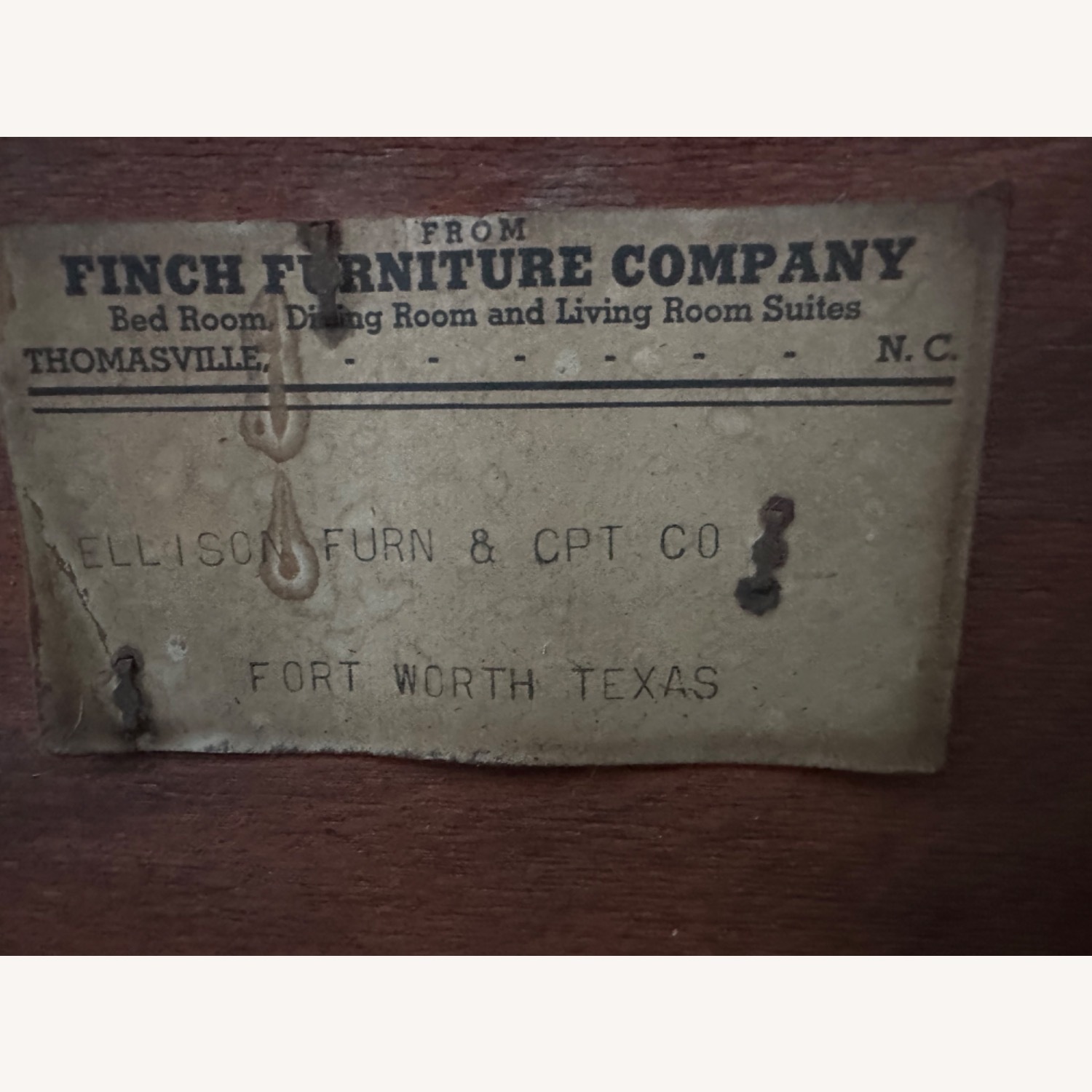 Antique ORIGINAL Finch Dining Buffet - image-8