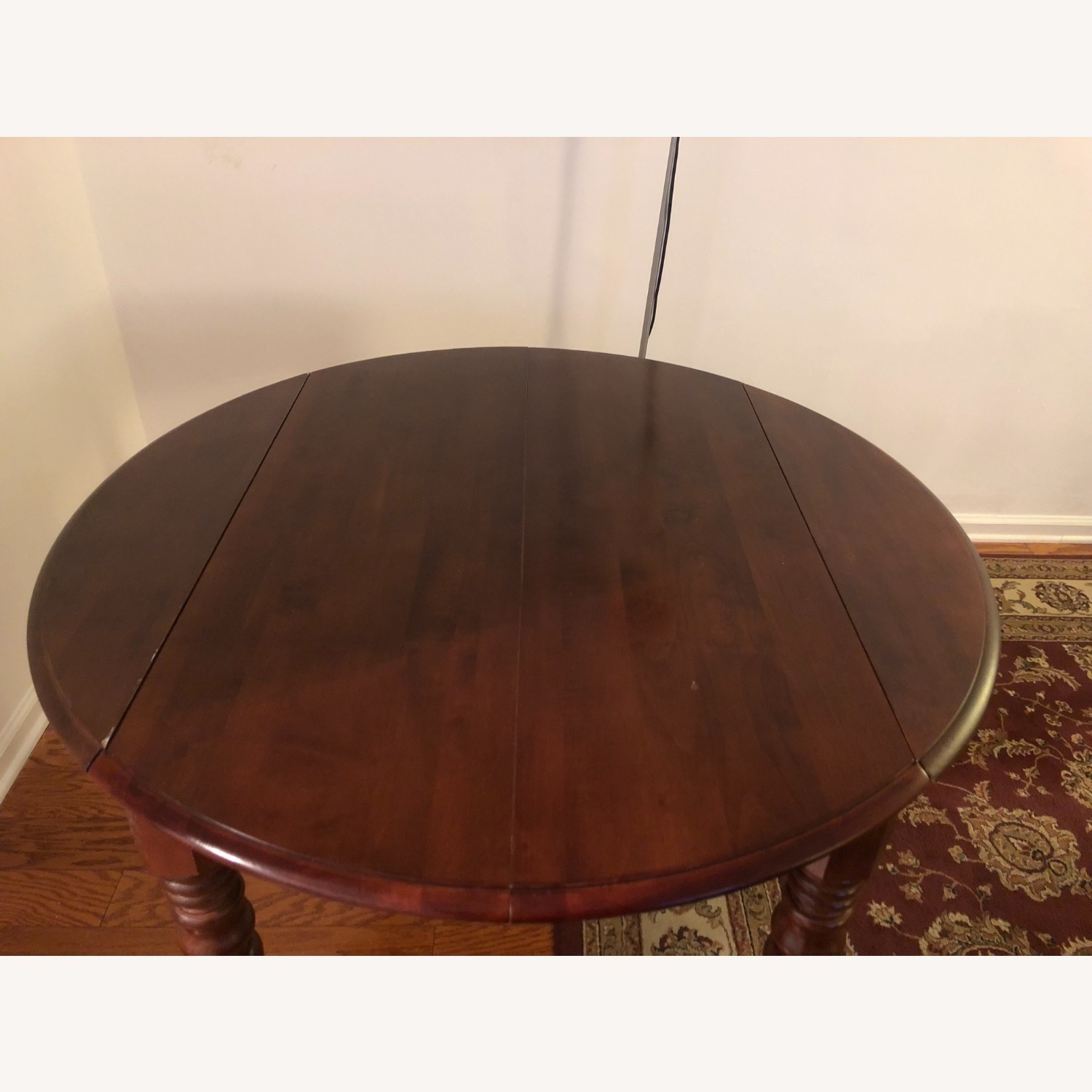 Ethan Allen Extendable Dining Table + Drop Leaf - image-1