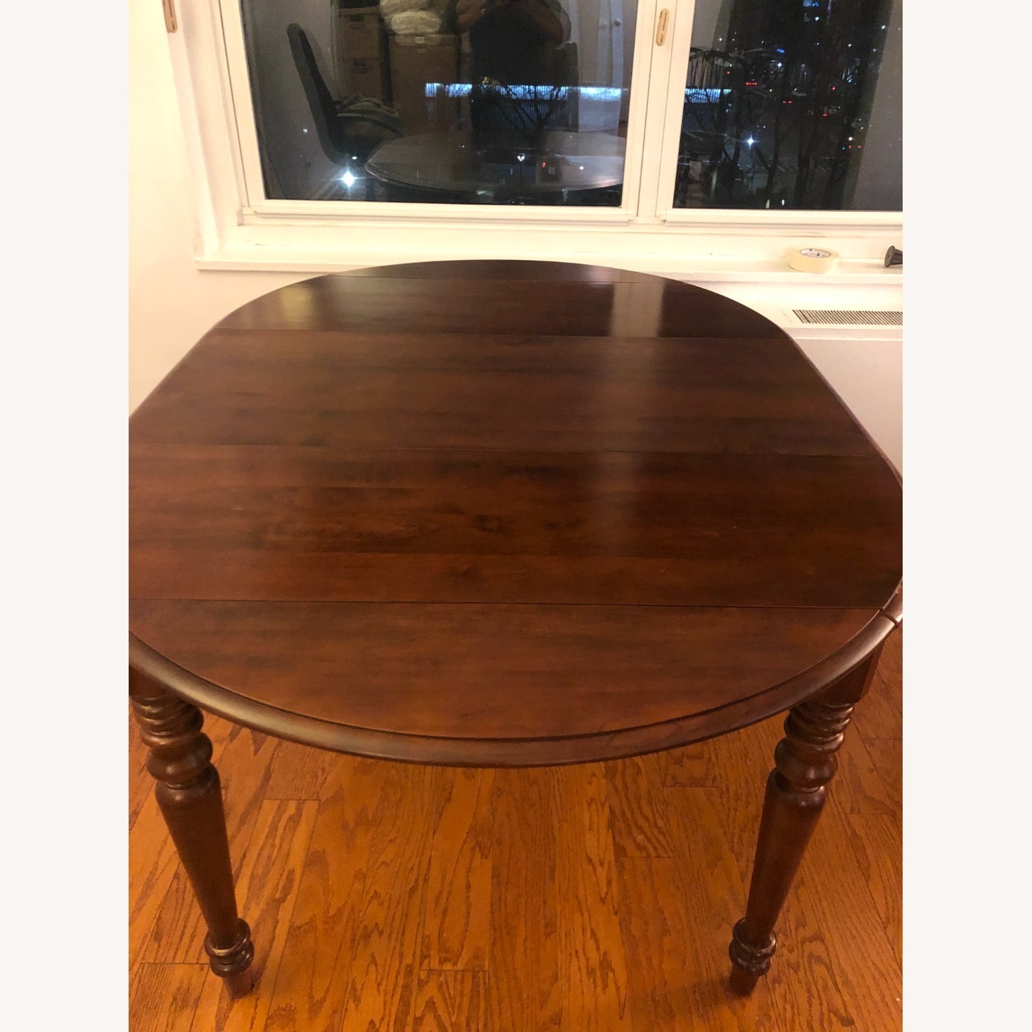 Ethan Allen Extendable Dining Table + Drop Leaf - image-2