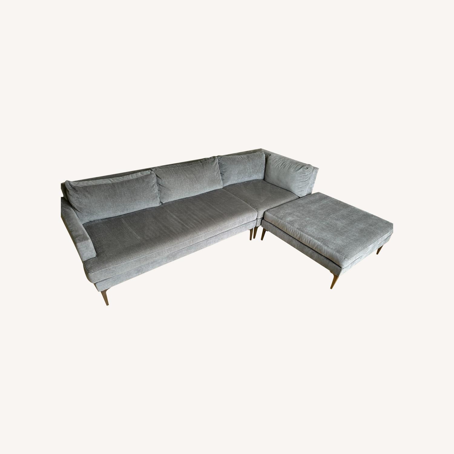 West Elm Andes sectional - image-0