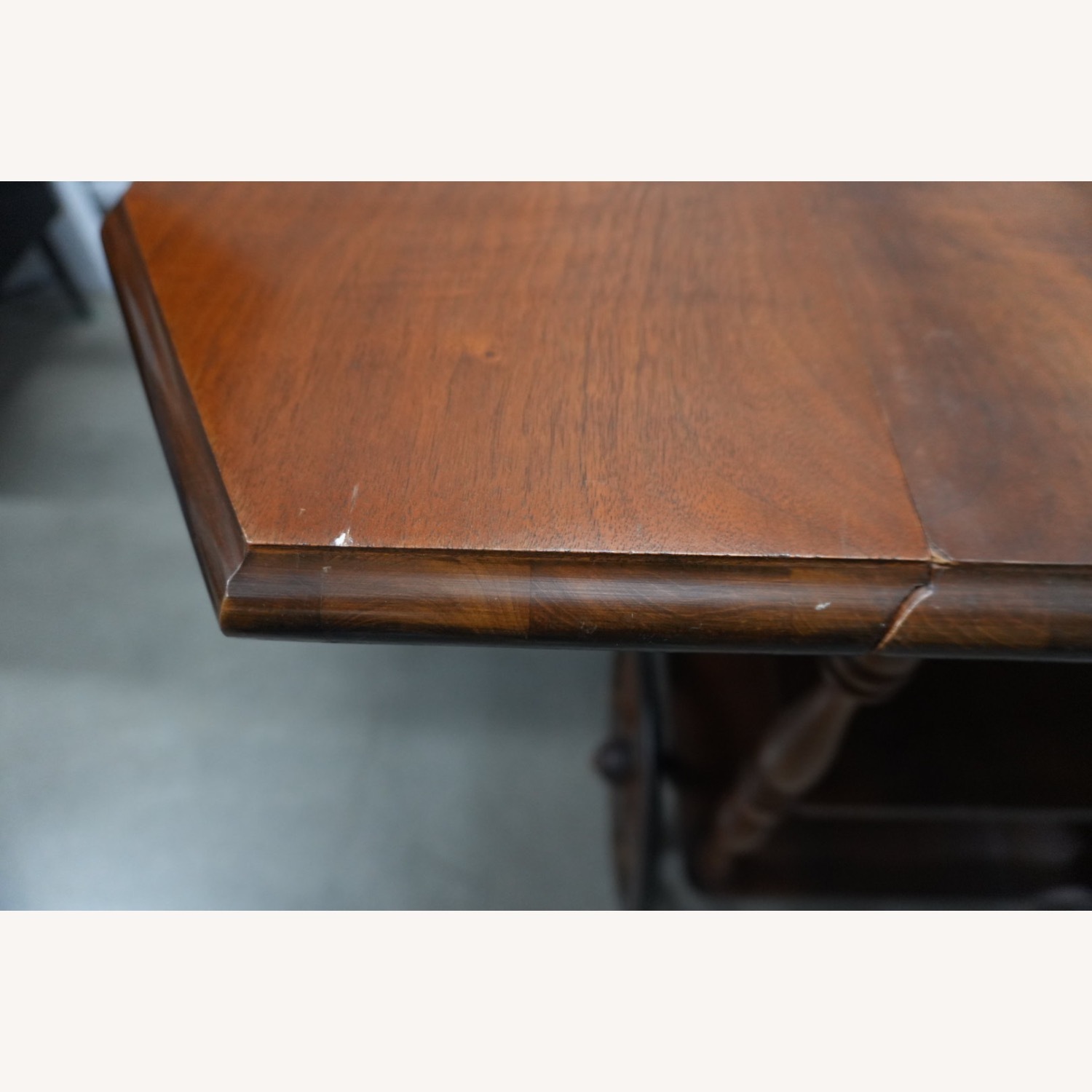 Vintage Drop-Leaf Wooden Bar Cart / Tea Trolley - image-6
