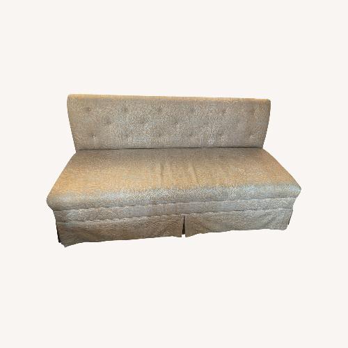 Used Fortuny Italian Hand-printed Silk Bench for sale on AptDeco