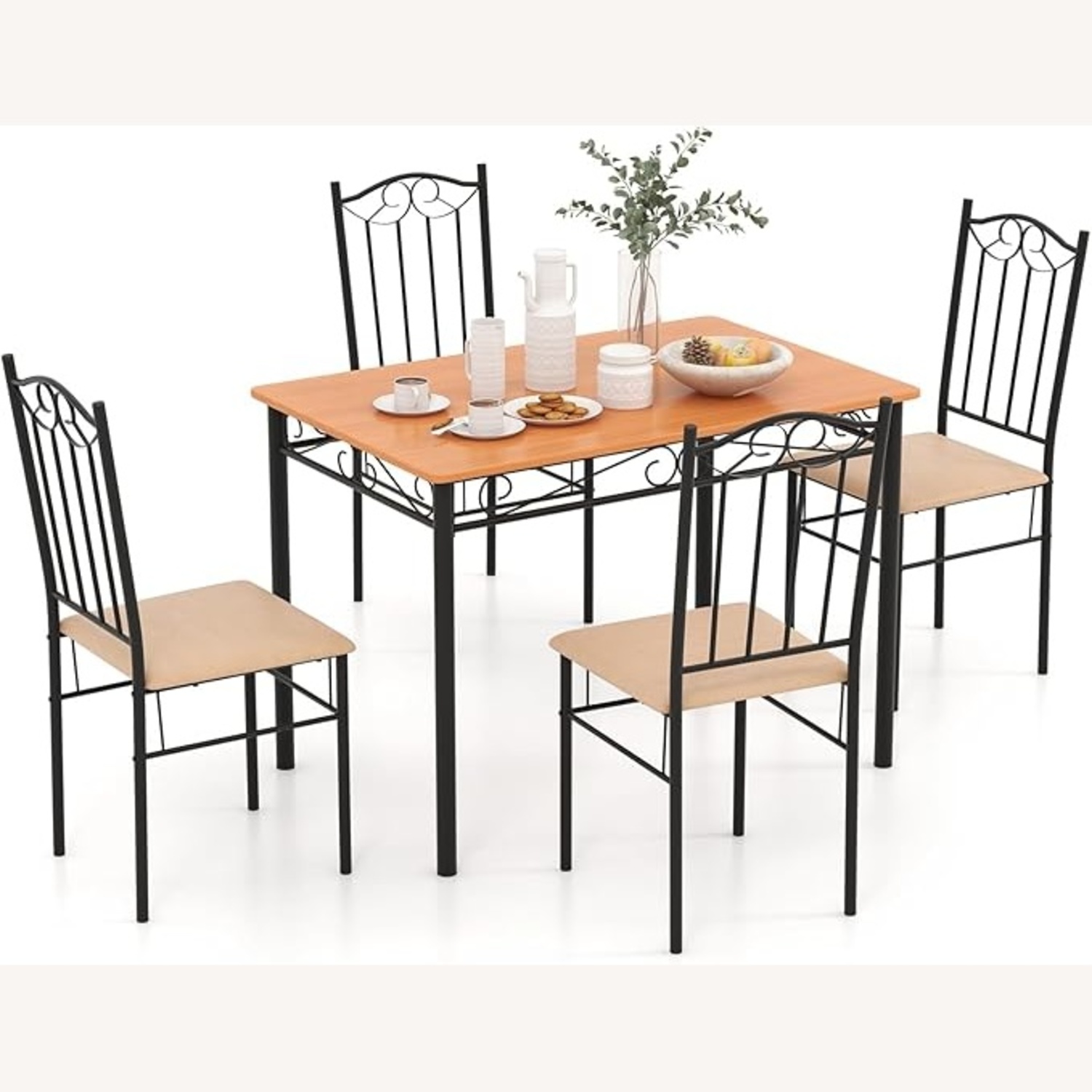 4 Seater Dining Table Set With Chairs  - image-4