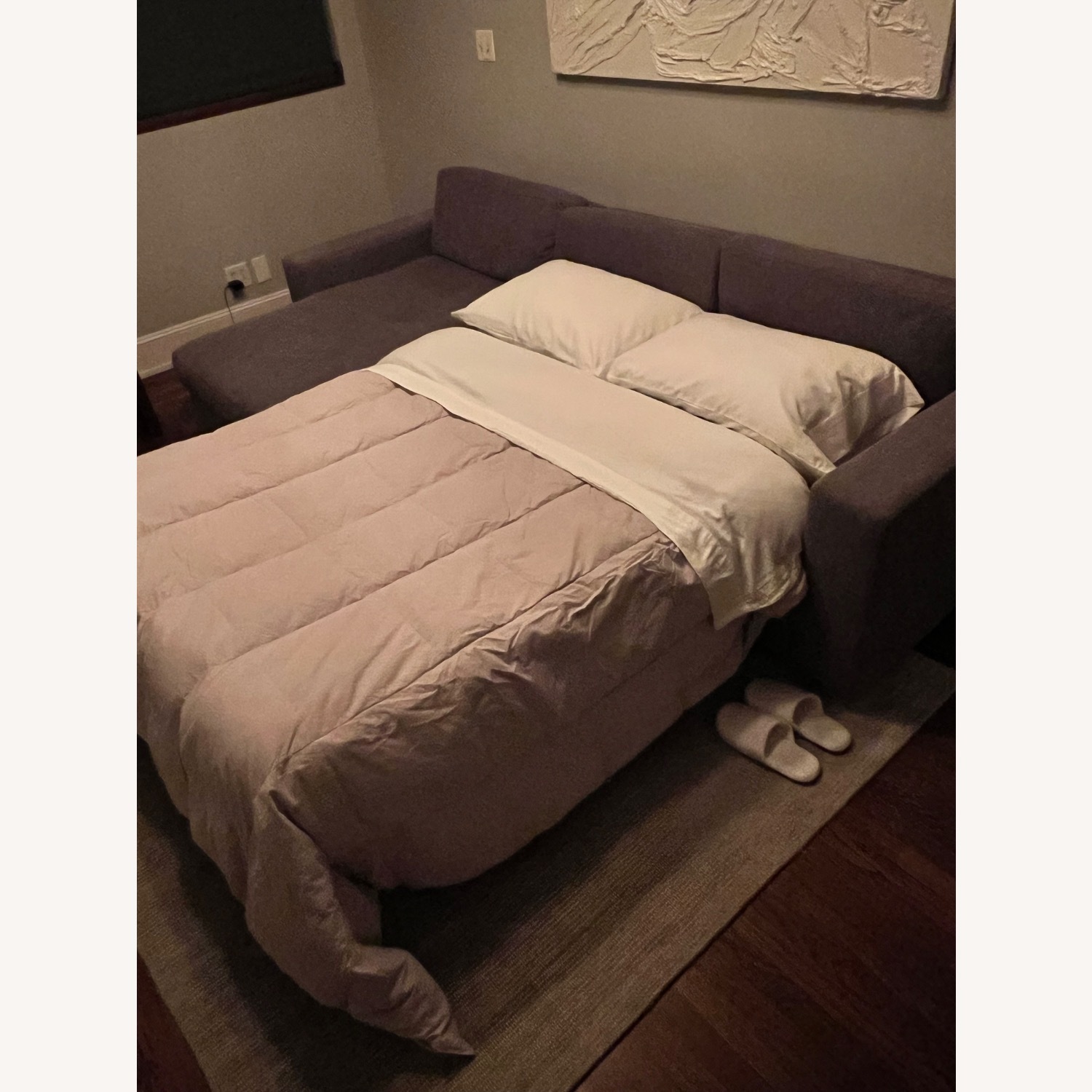 West Elm Urban 2-Piece Sleeper Sectional w/Chaise - image-7