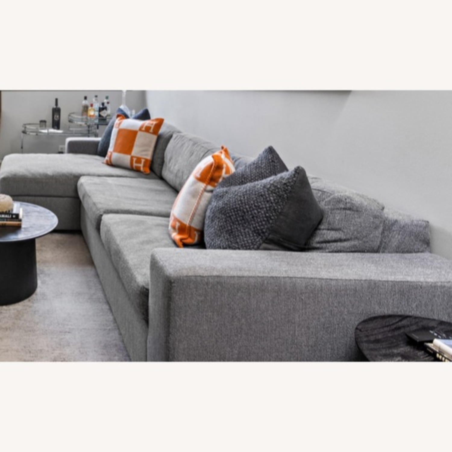 West Elm Urban 2-Piece Sleeper Sectional w/Chaise - image-2