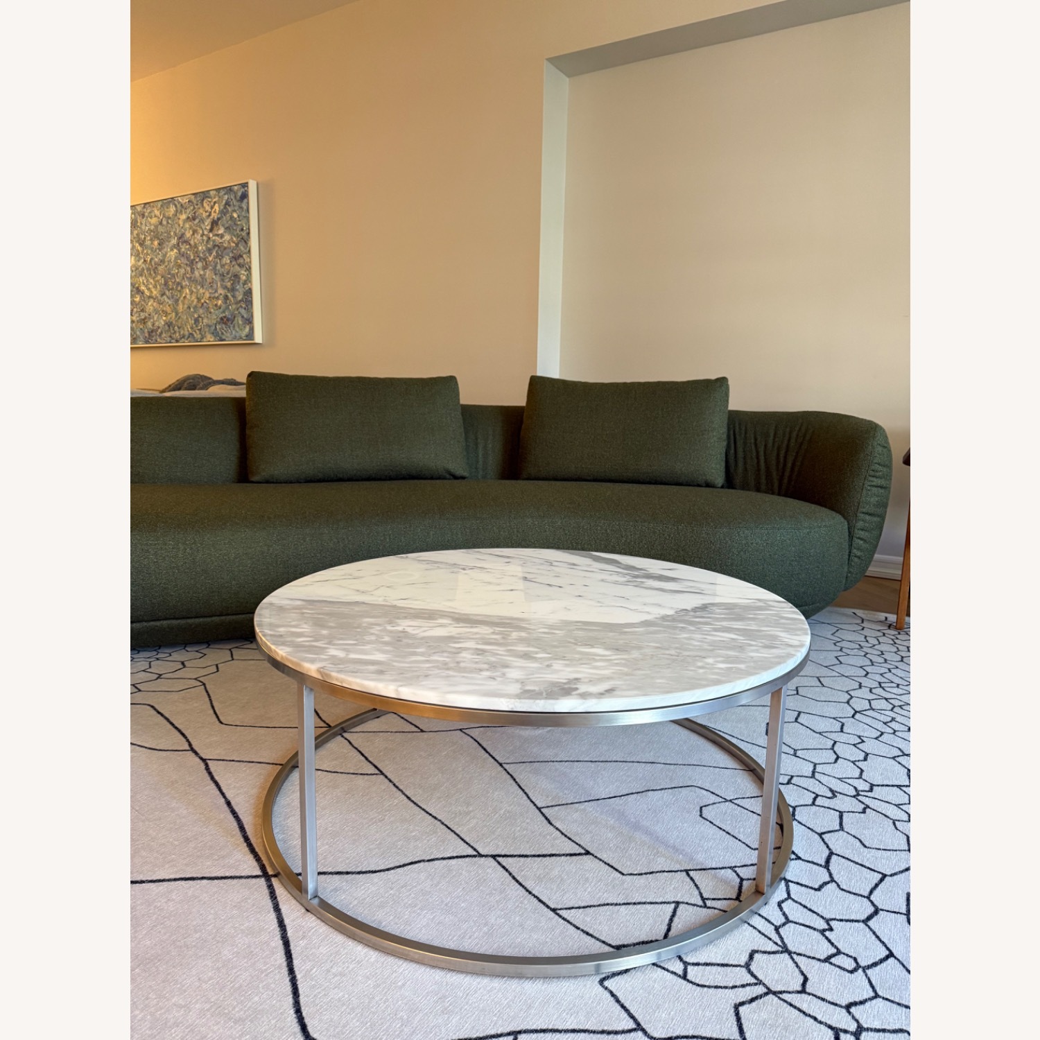 Design Within Reach Rubik Marble Coffee Table - image-1