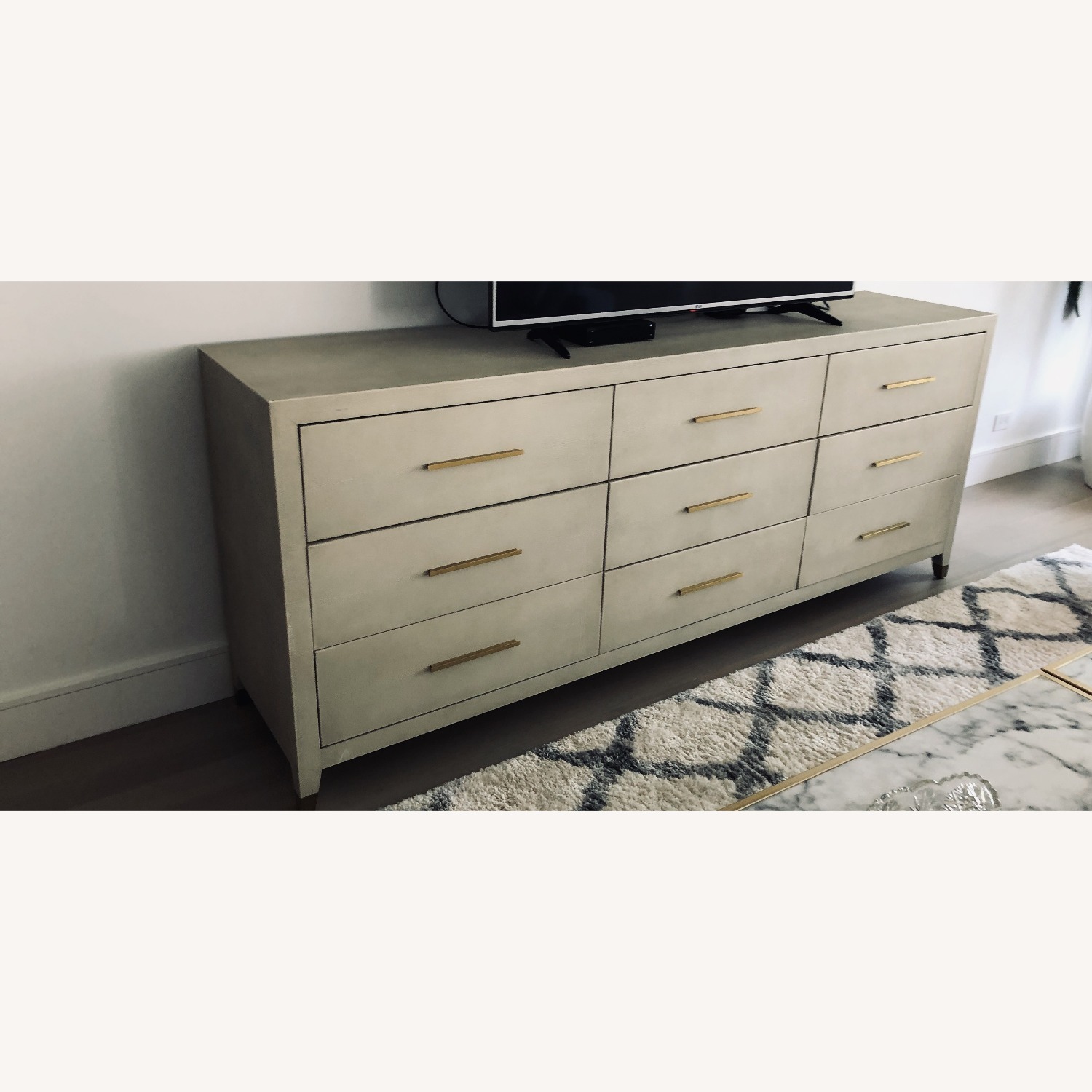 Restoration Hardware Graydon Shagreen 9-Drawer Dresser - image-2