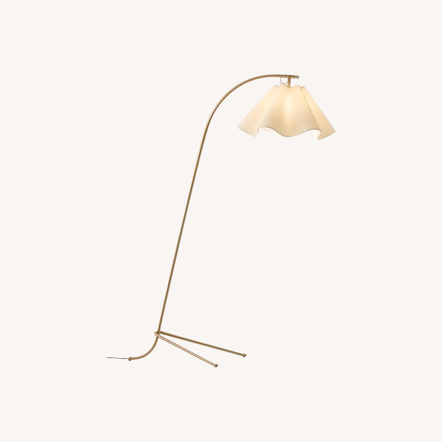 West Elm Anais Scallop Floor Lamp - image-0