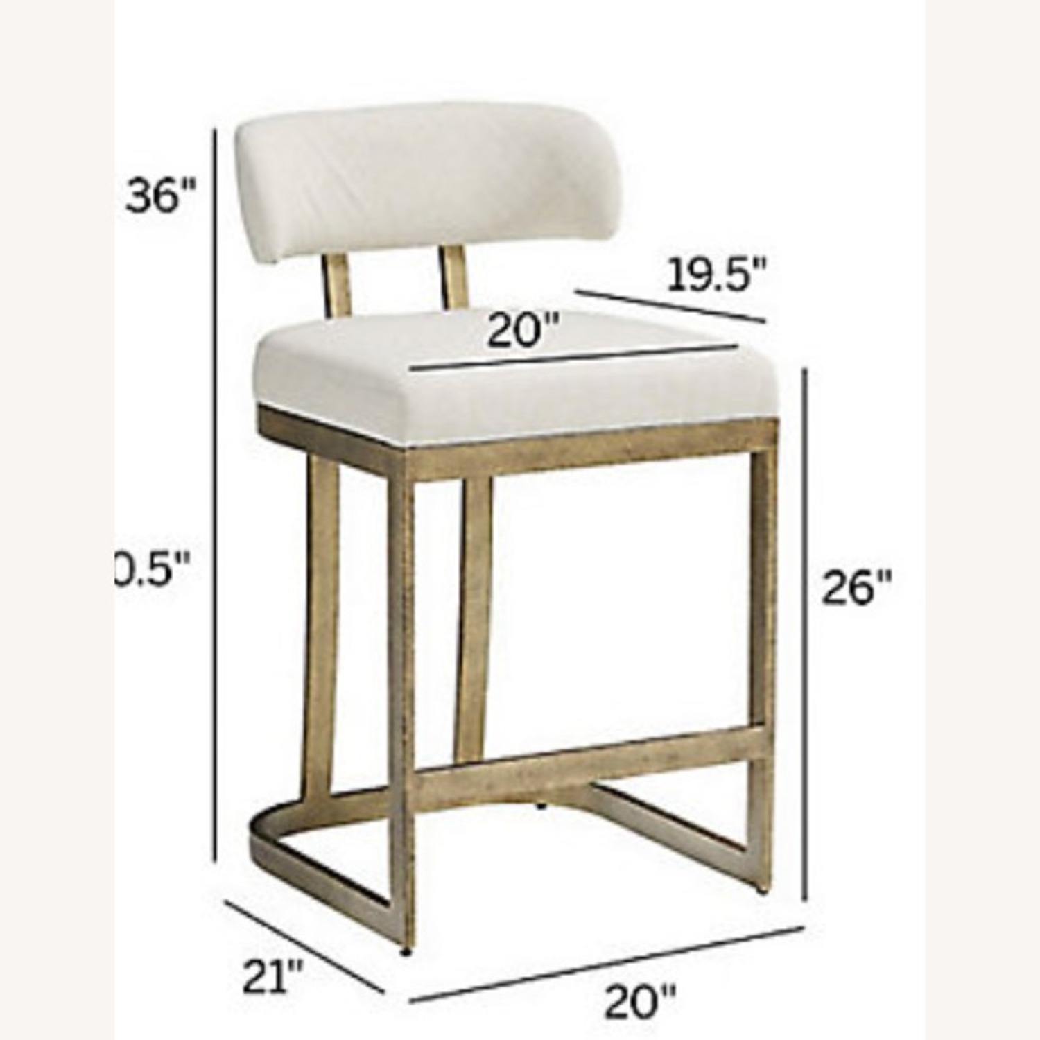 Frontgate 3 Kamdyn Counter Stools - image-1