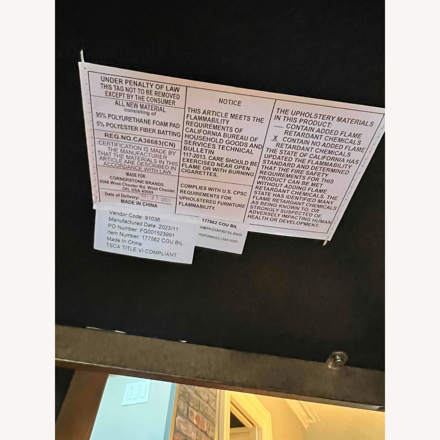 Frontgate 3 Kamdyn Counter Stools - image-6