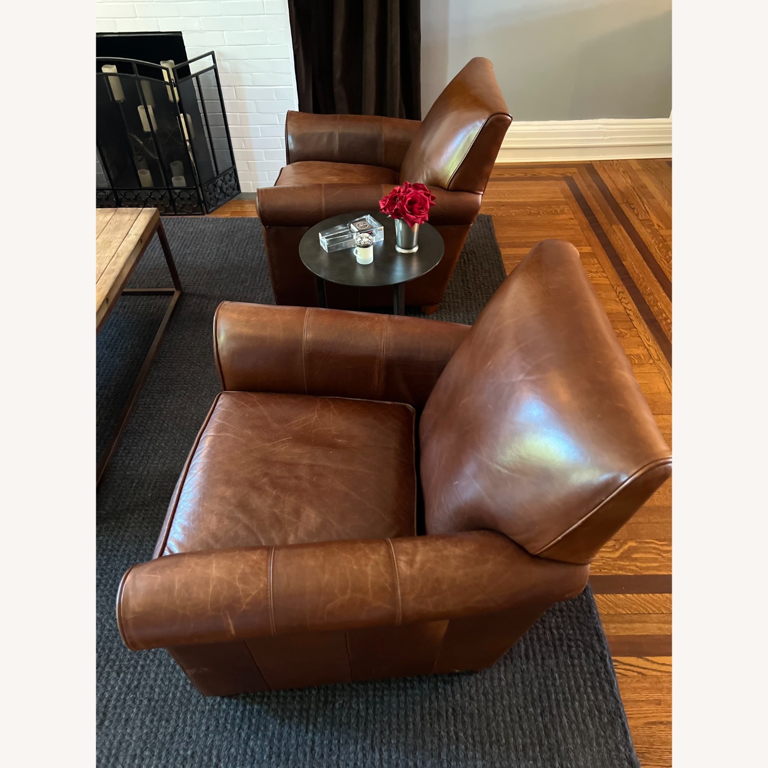 Bauhaus 2 Living Room Leather Club Chairs - image-2