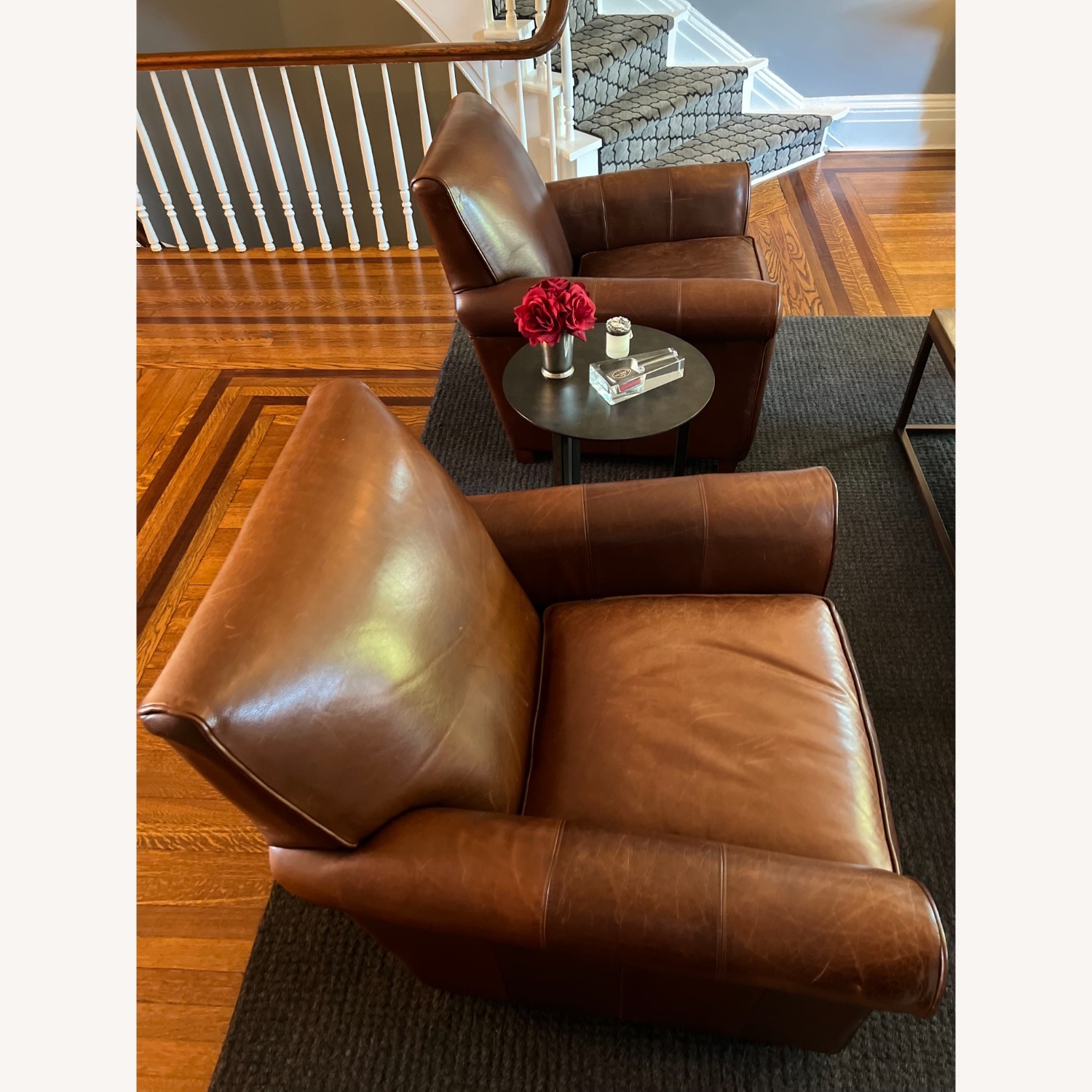 Bauhaus 2 Living Room Leather Club Chairs - image-3