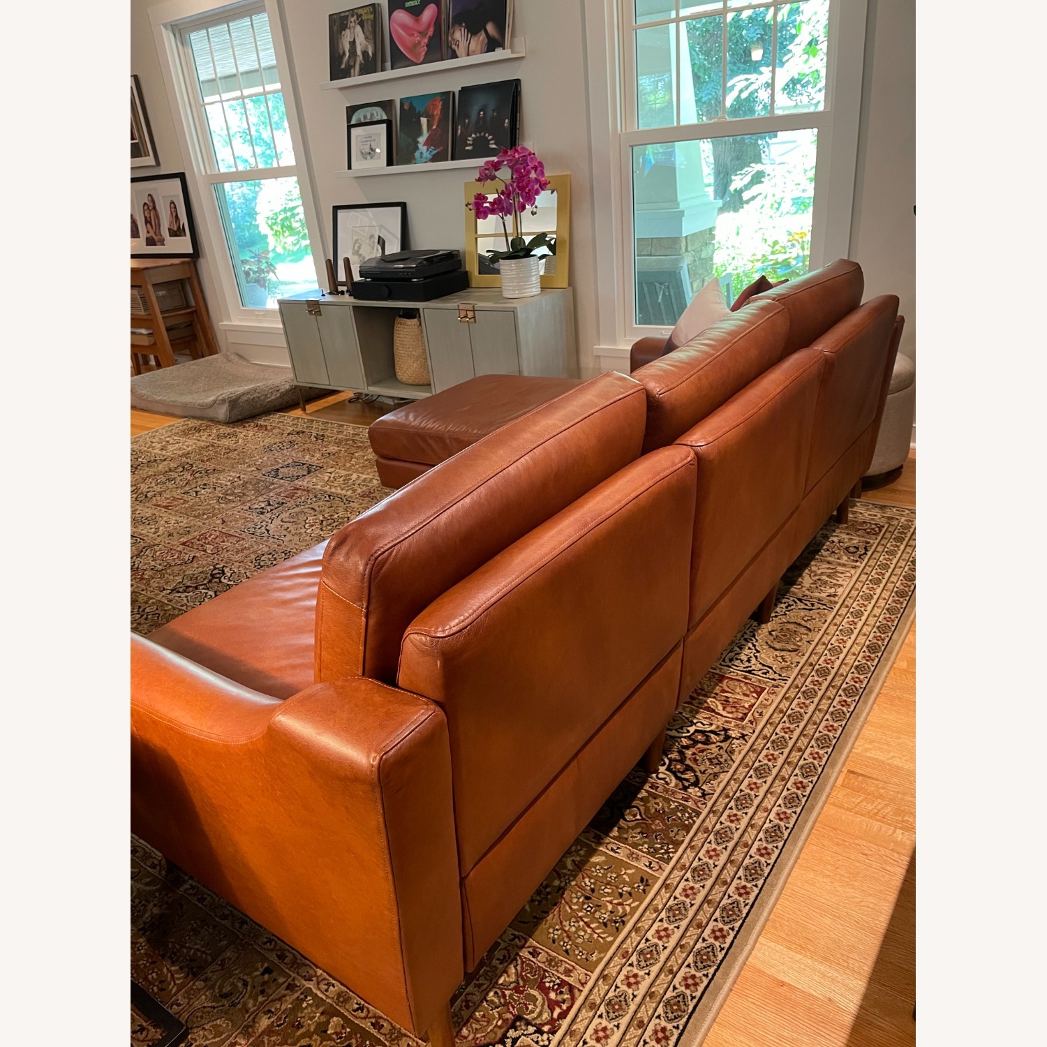  Burrow Nomad Leather Sectional - image-2