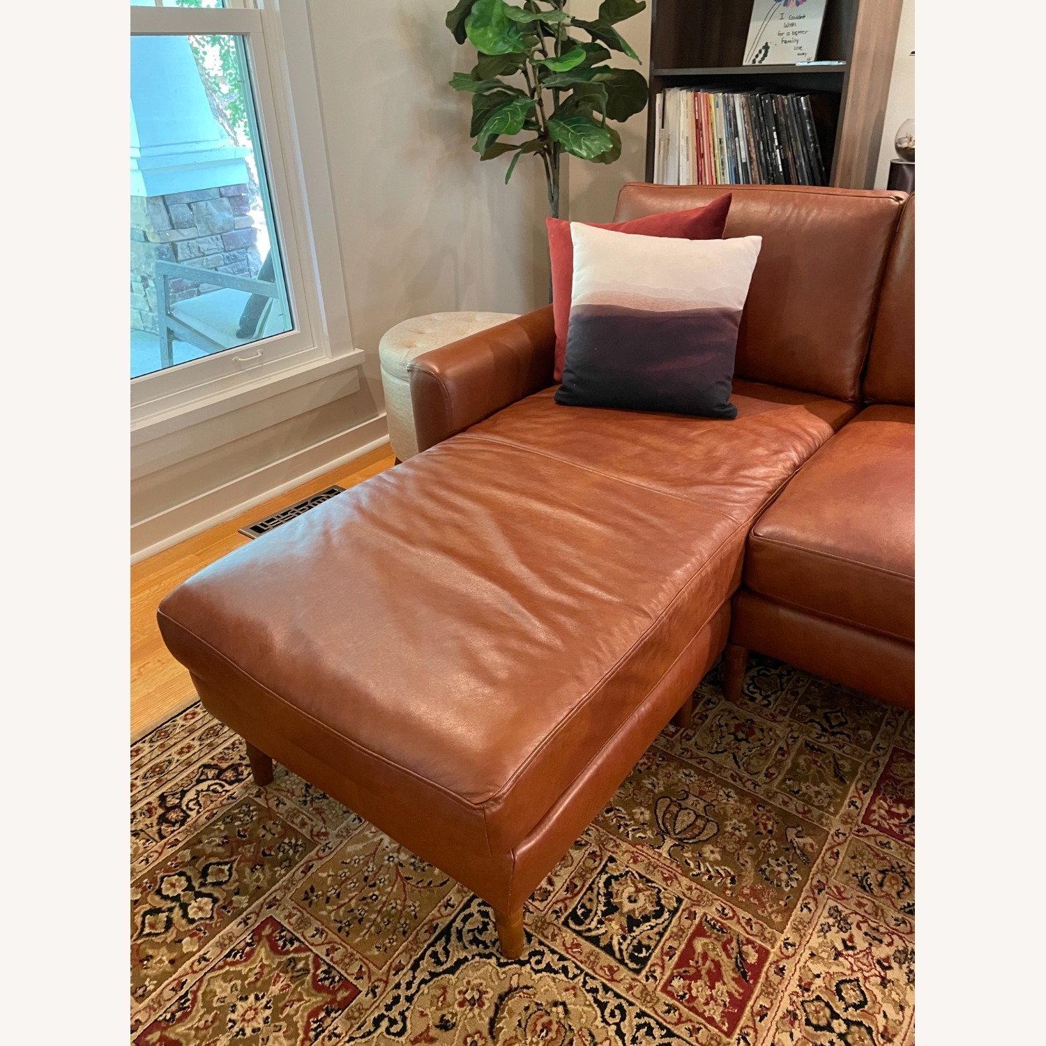  Burrow Nomad Leather Sectional - image-9