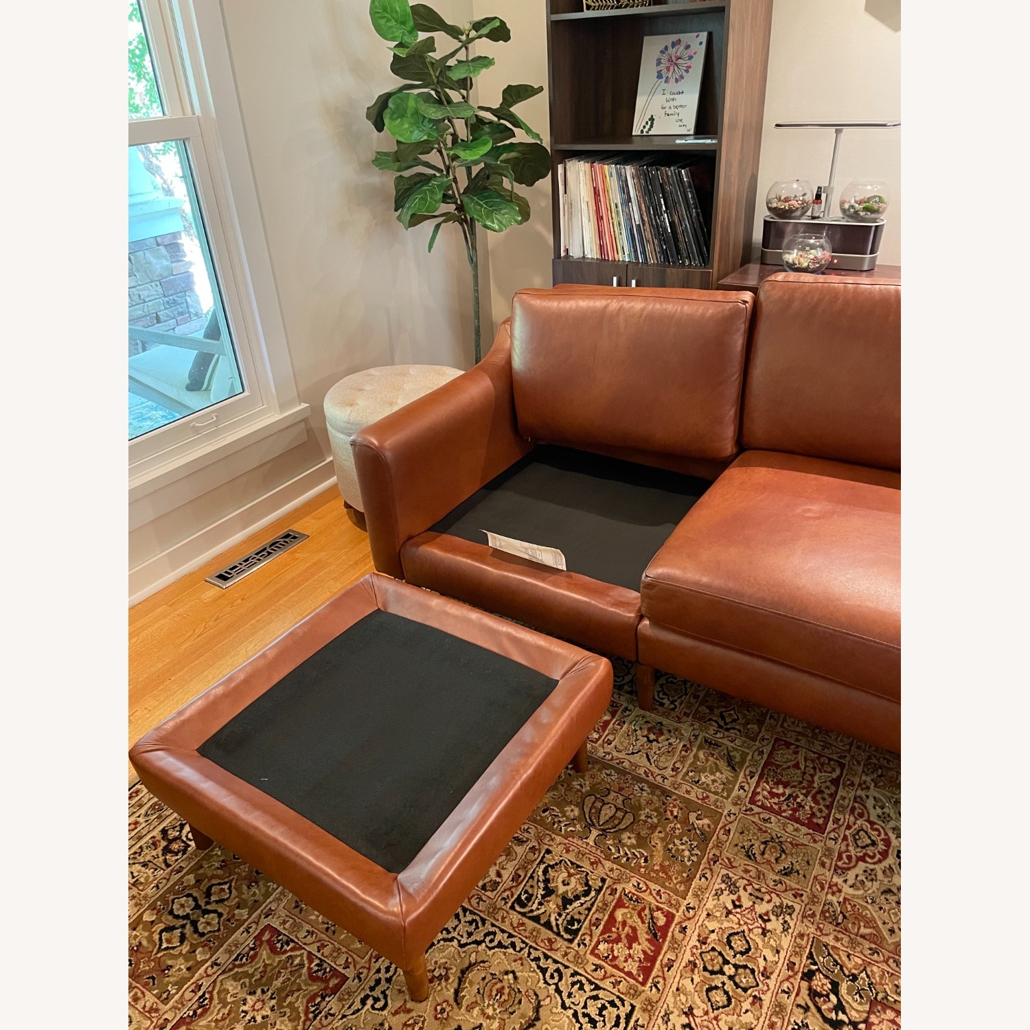  Burrow Nomad Leather Sectional - image-4