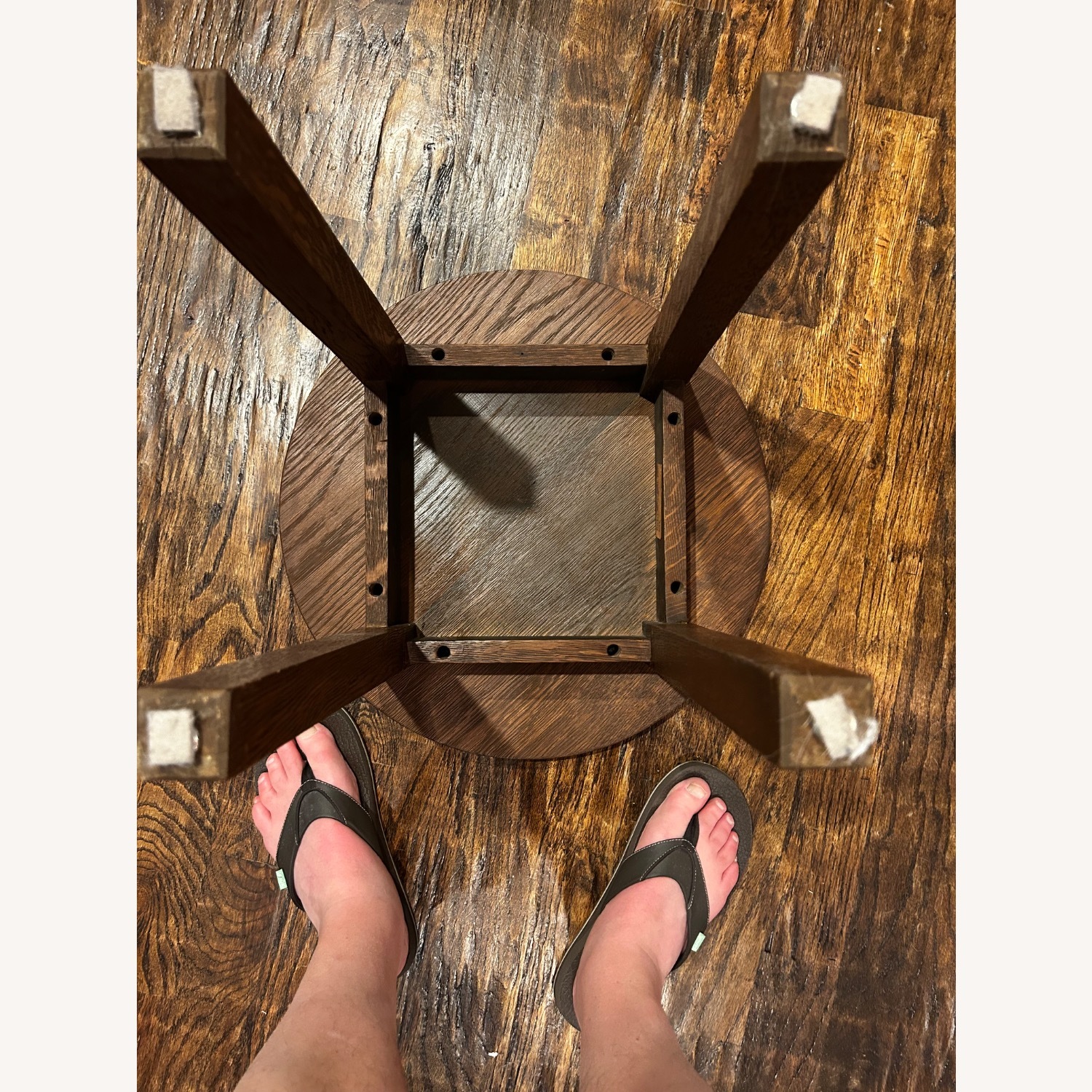 Antique Barber Bros Round Table - image-3