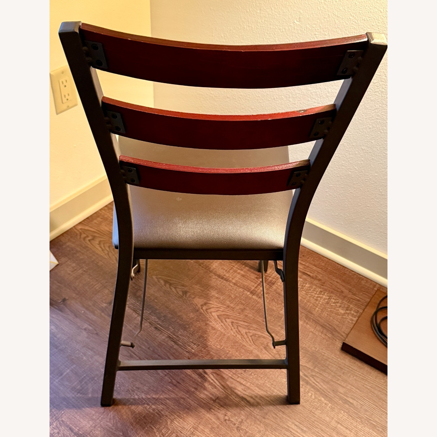 Peakform Wood Padded Folding Chairs Brown - image-2