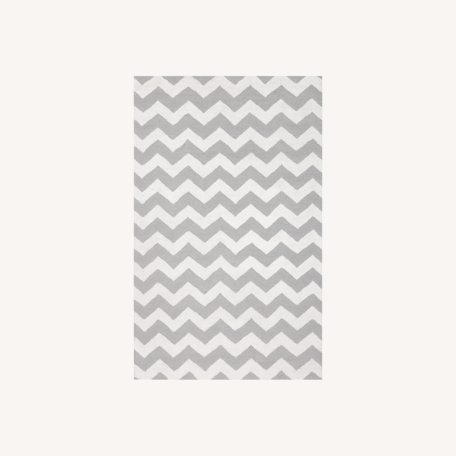 Pottery Barn Kids Wool Chevron Rug - image-0