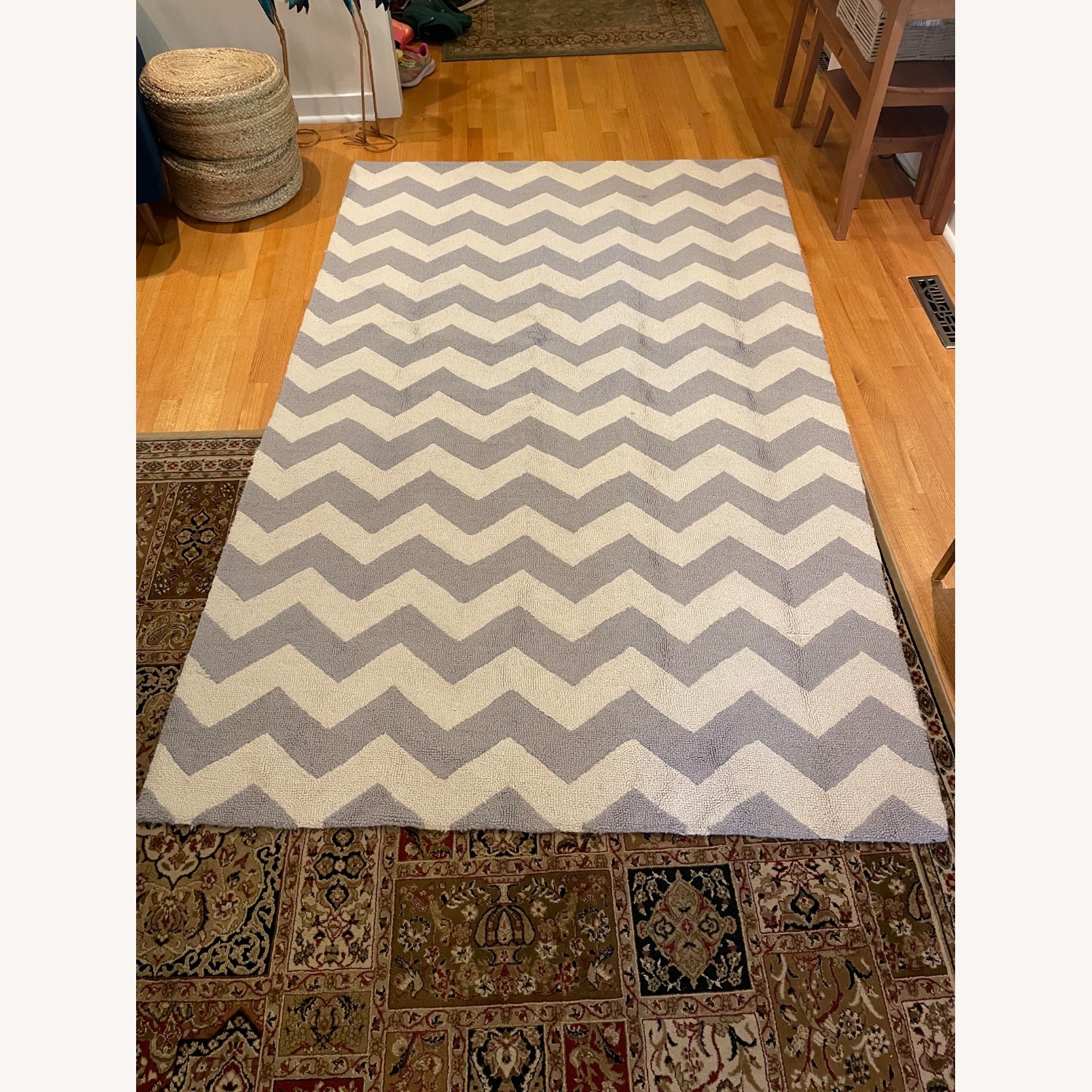 Pottery Barn Kids Wool Chevron Rug - image-3