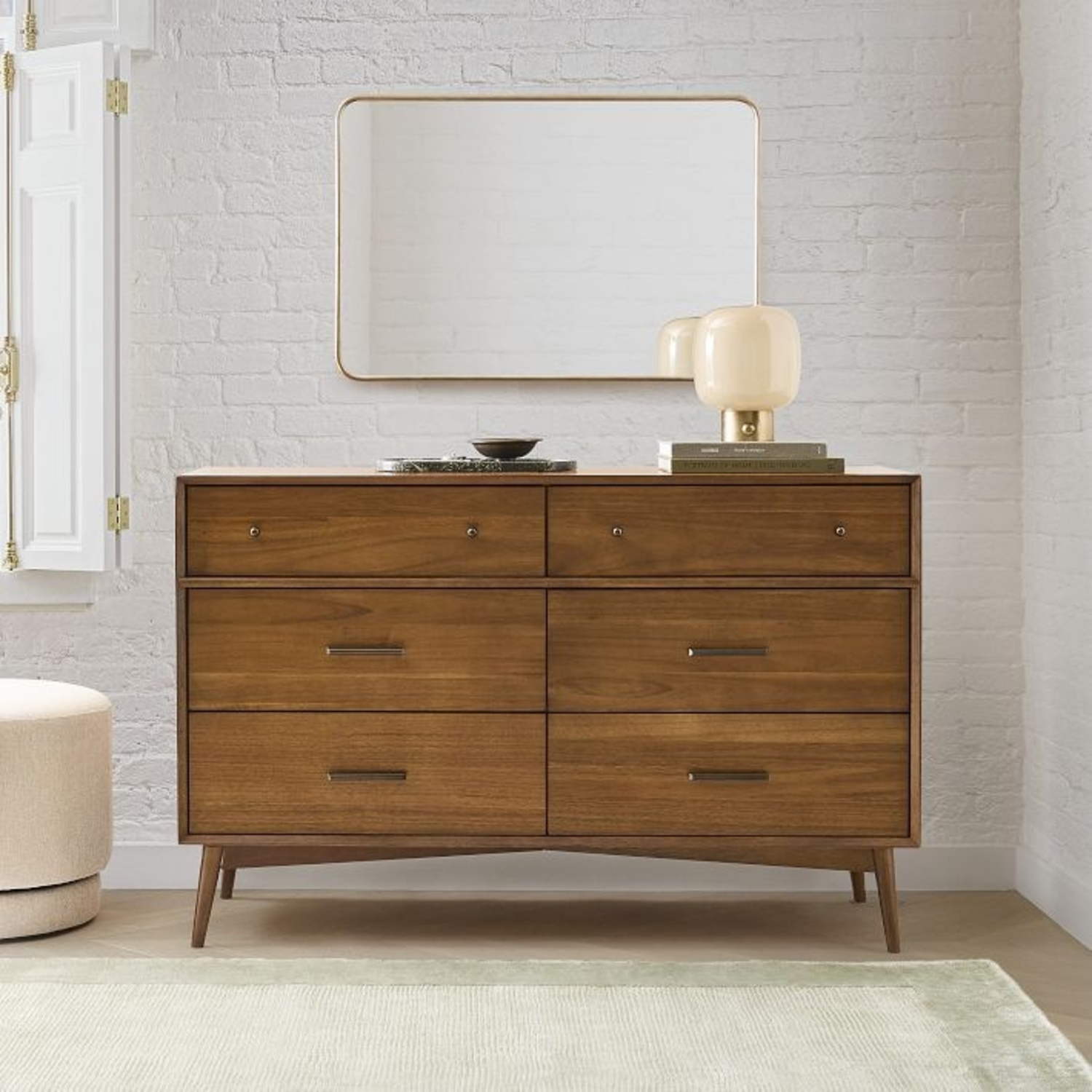 West Elm Mid-Century 6-Drawer Dresser (56") - image-8