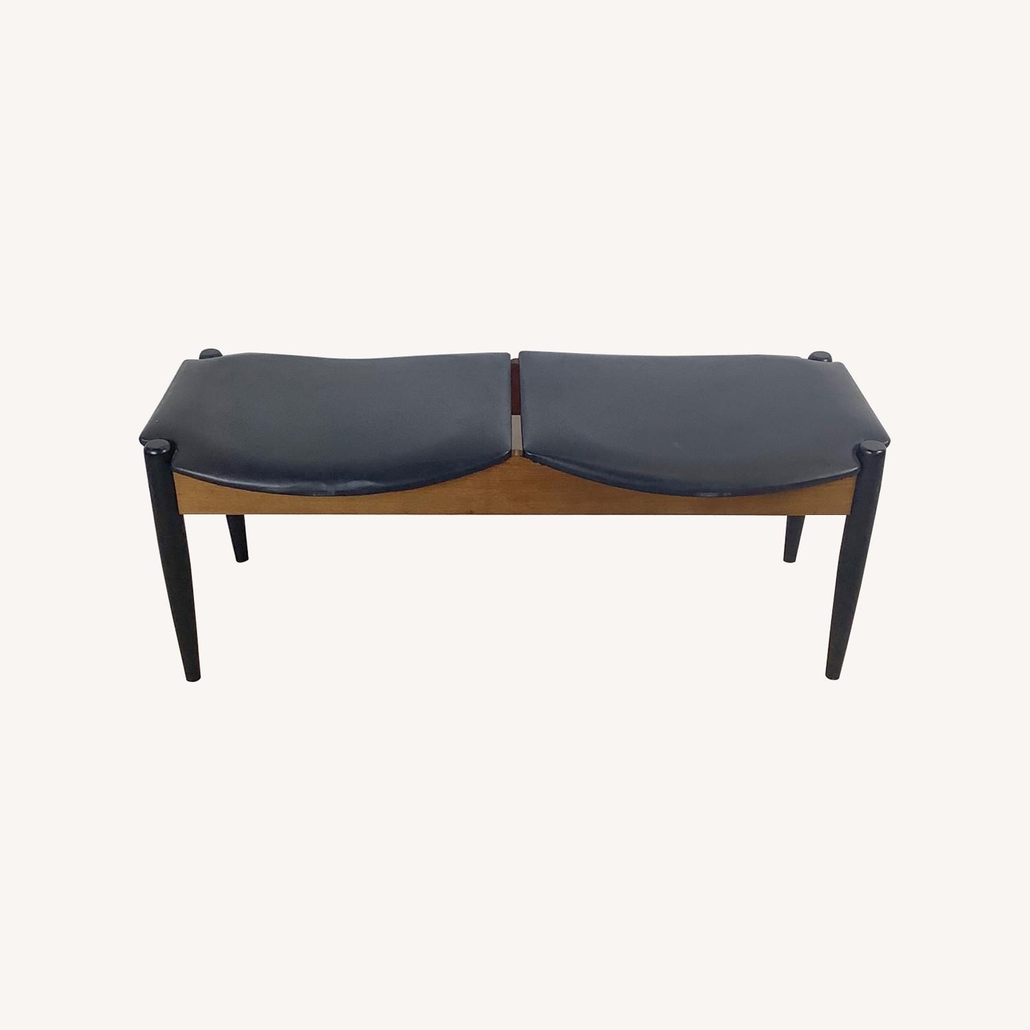 Mid-Century Two Seat Bench  - image-0