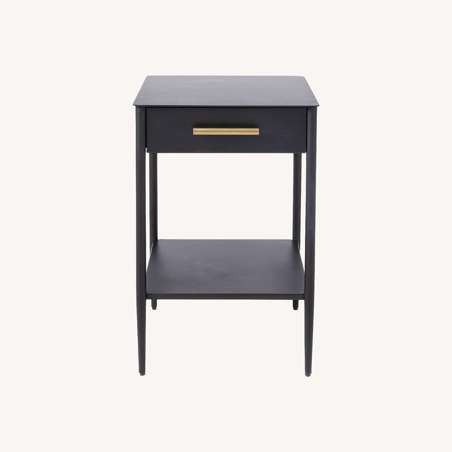 Hot-Rolled Metal Nightstand - image-0