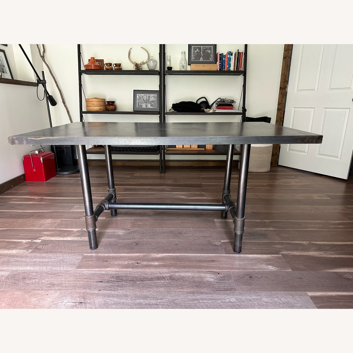 West Elm Industrial Pipe Dining Table - image-4